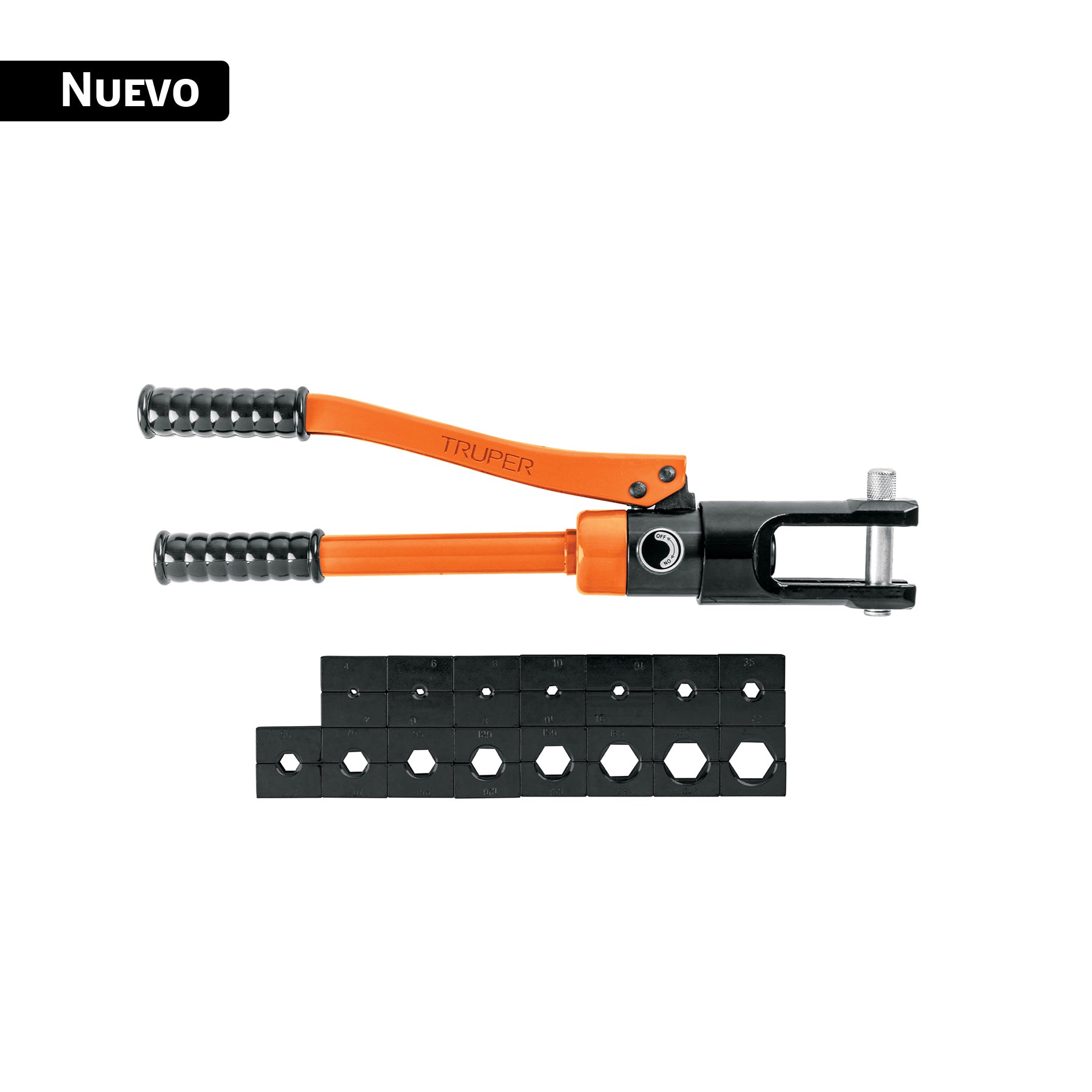 Pinza ponchadora hidráulica 16 toneladas, Truper