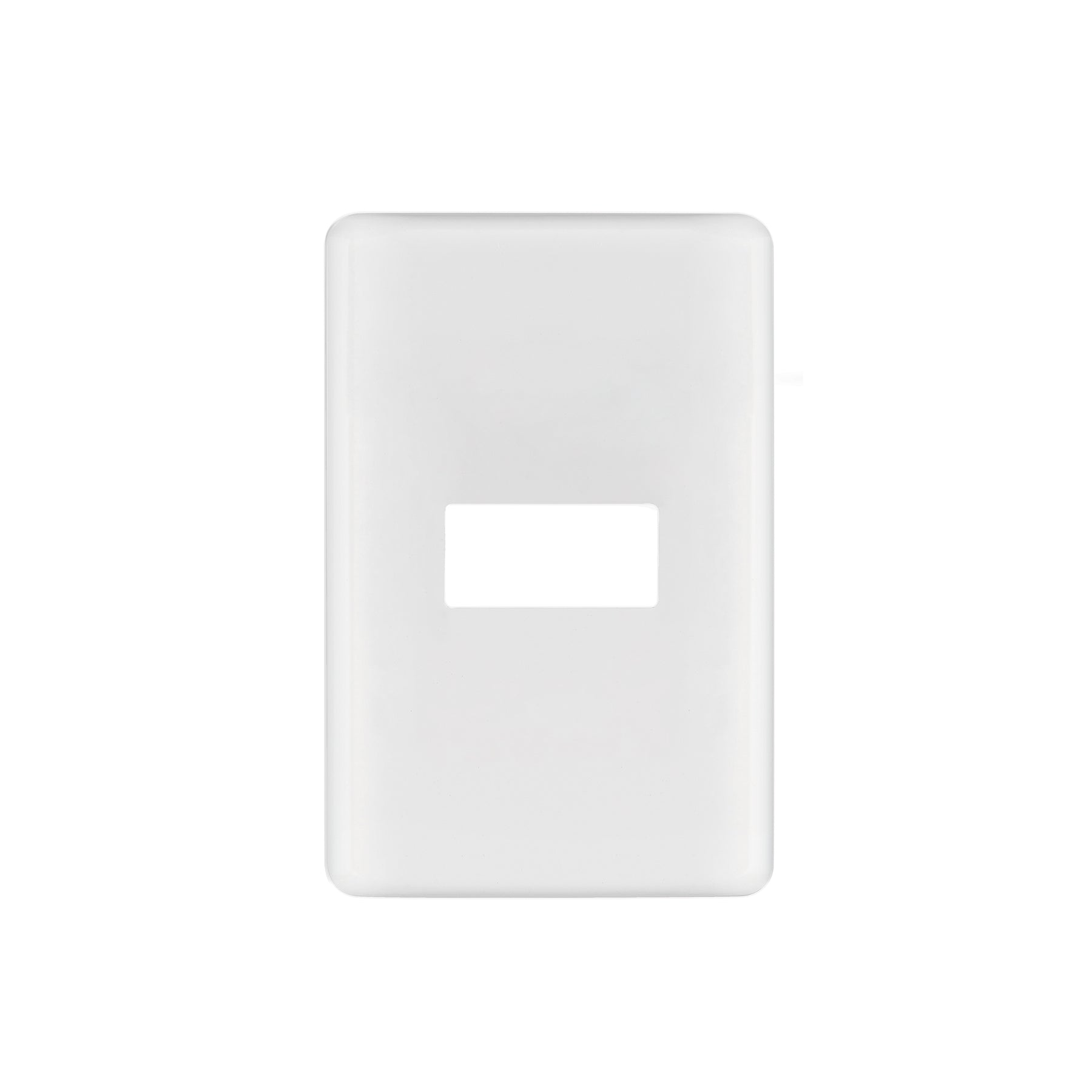 Placa 1 módulo de ABS, línea Basic, blanca