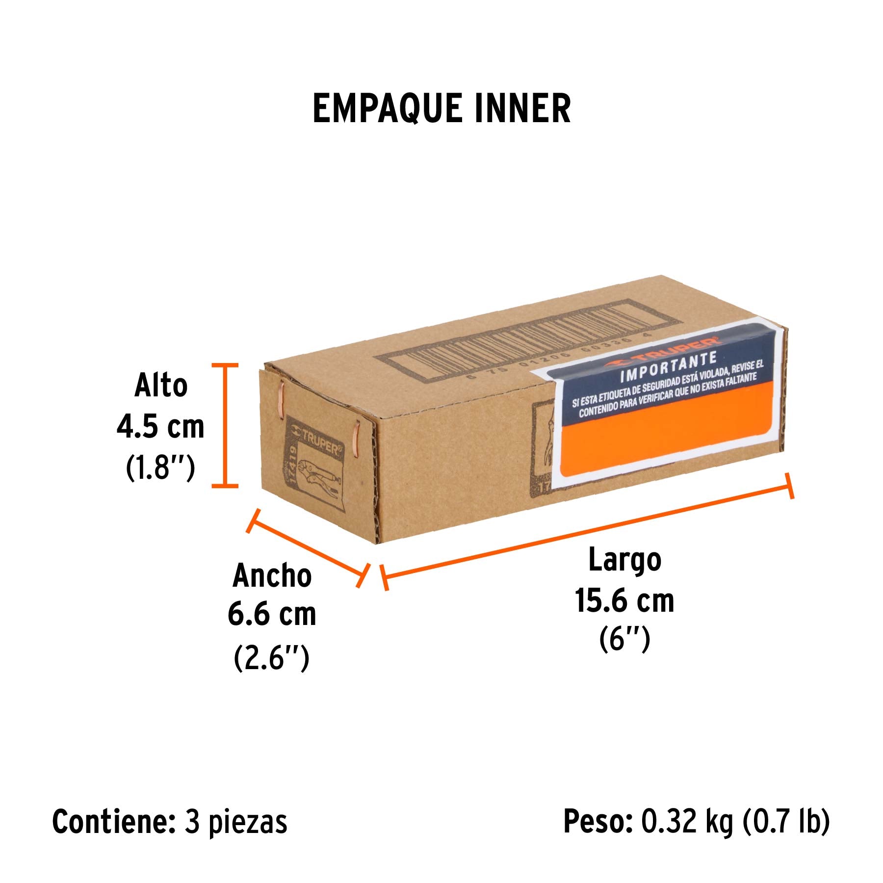 Pinza de presión 4", mordaza curva
