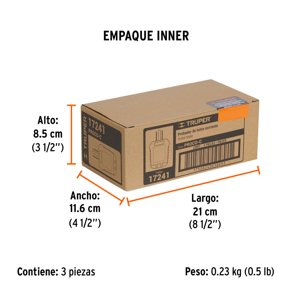 Probador de receptáculo