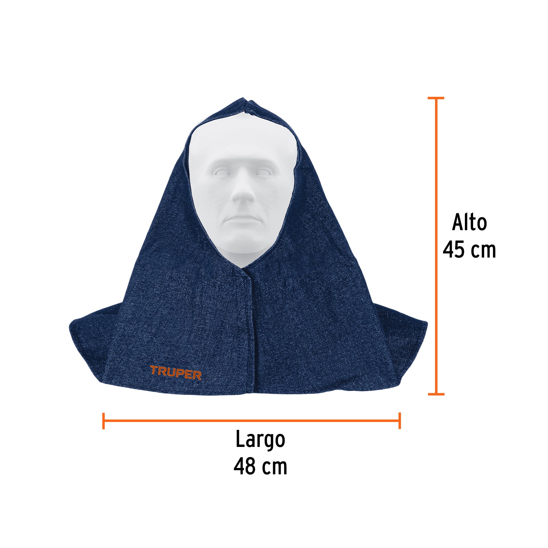 CAPUCHA PROTECCION DE SOLDAR DE MEZCLILLA