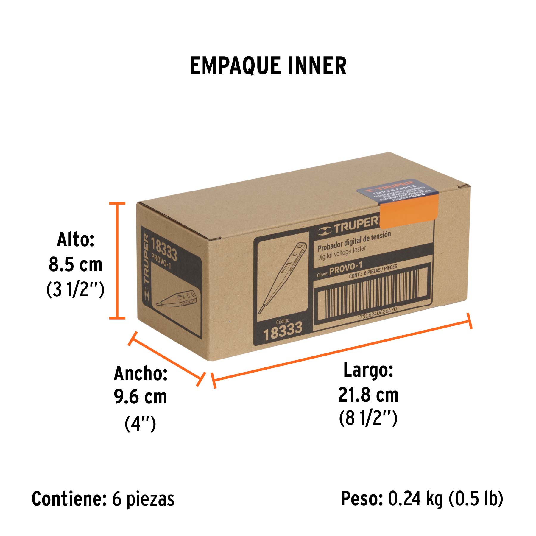 Probador de voltaje digital