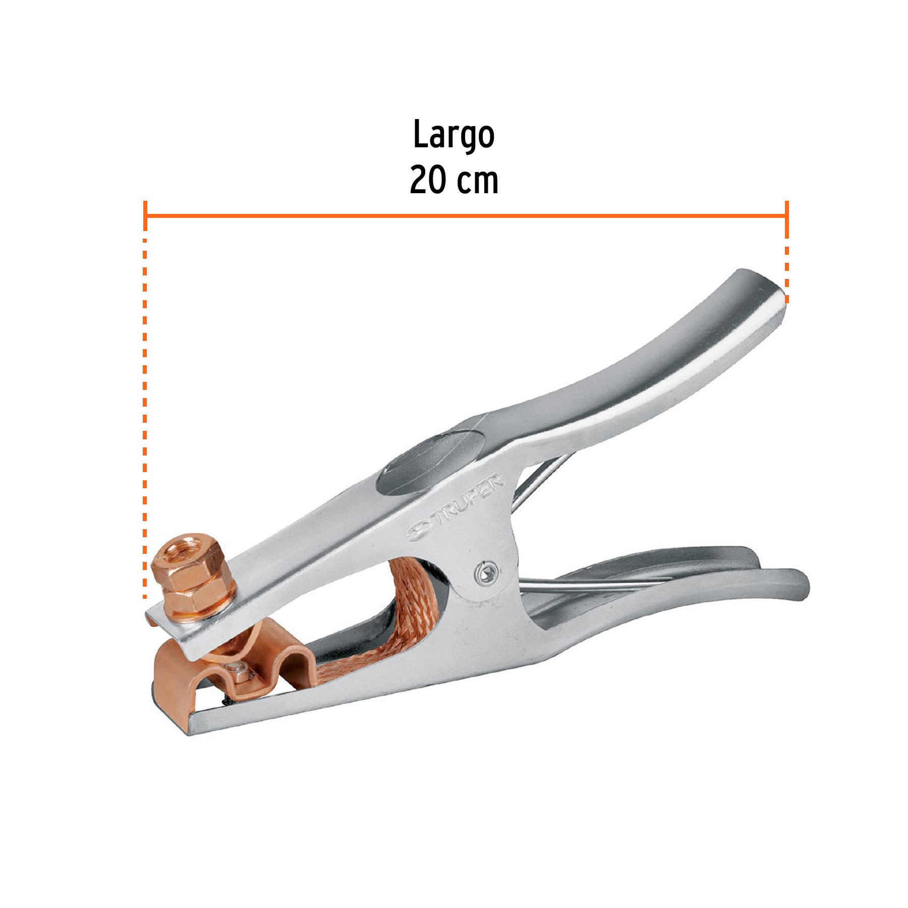 Pinza para tierra de 300 a