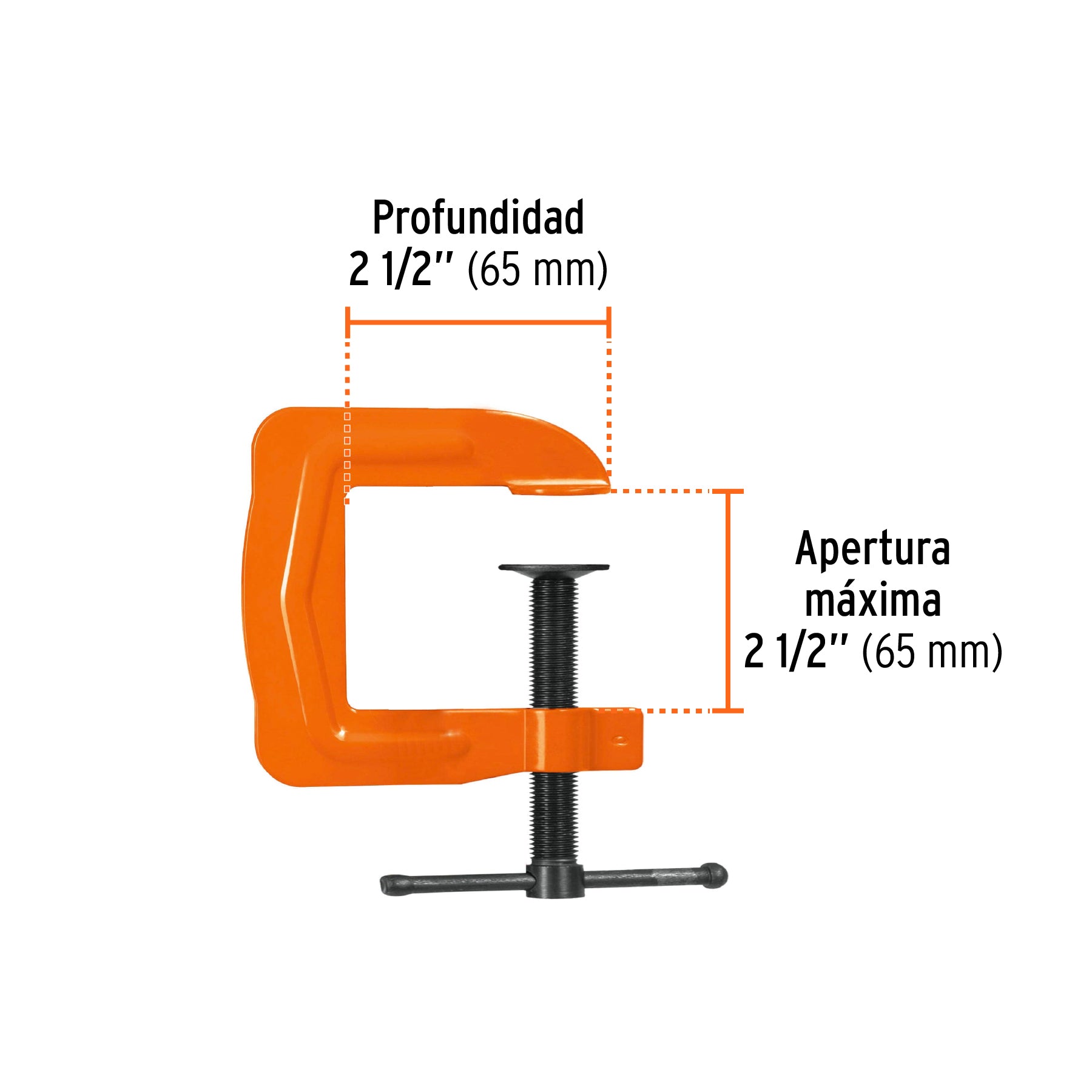 Prensa 2-1/2" troquelada