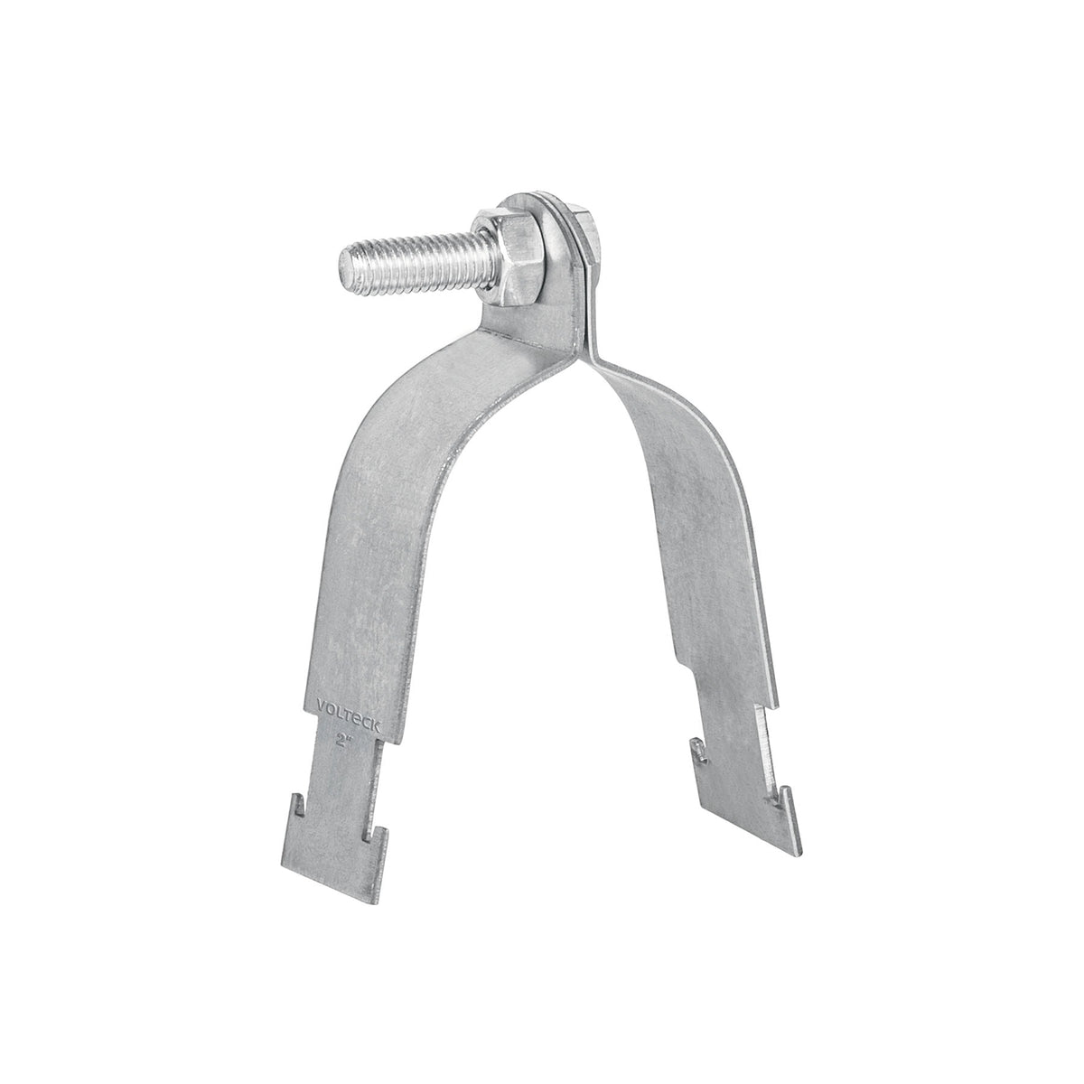Abrazadera para unicanal de 2', Volteck