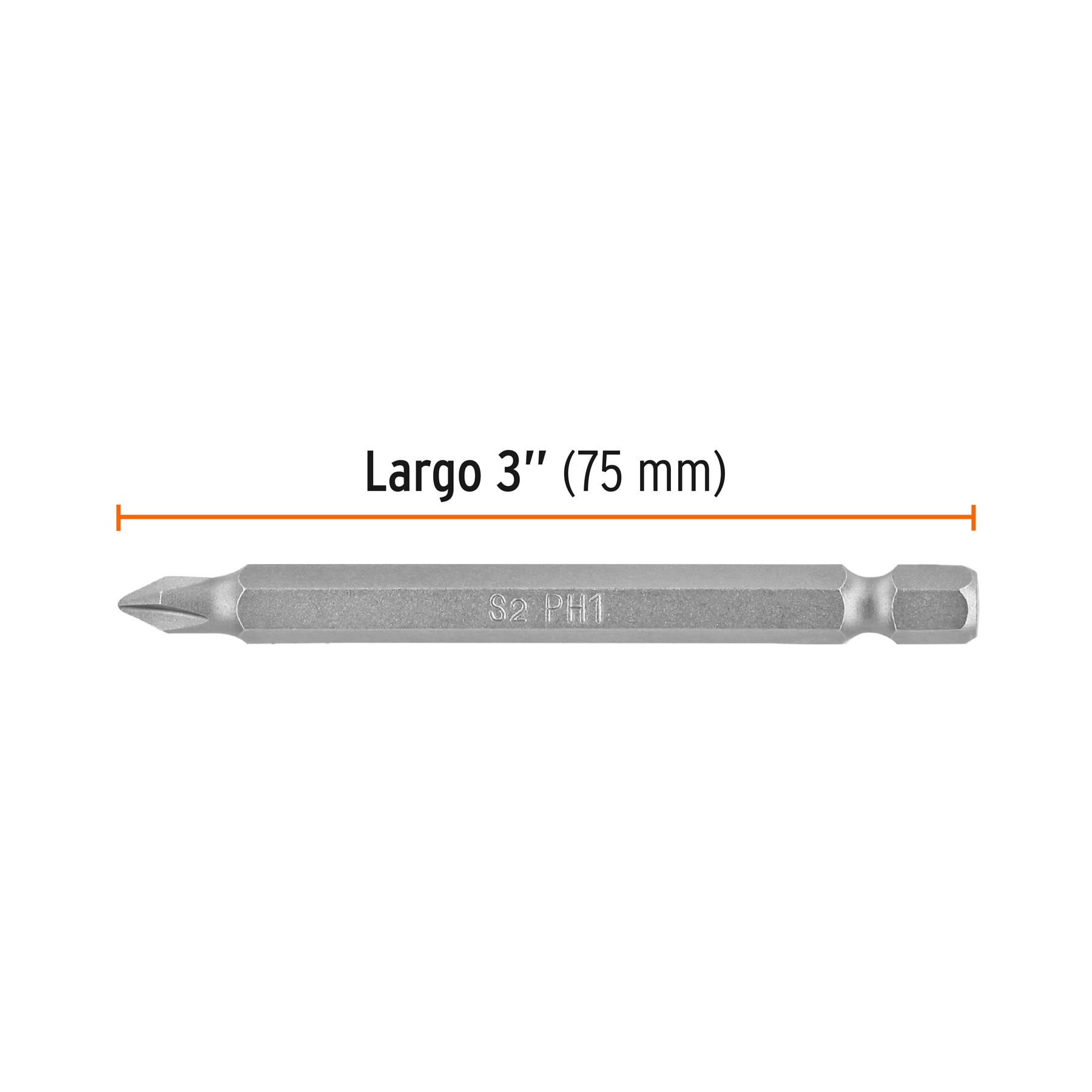 Puntas para desarmador Phillips PH1, 3", 5 piezas
