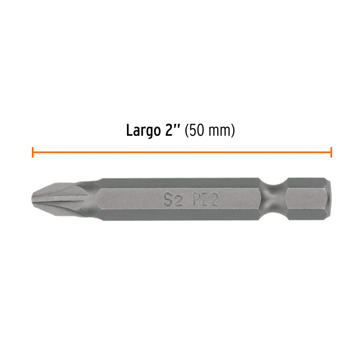 Puntas para desarmador Pozidriv, PZ2, 2", 5 piezas
