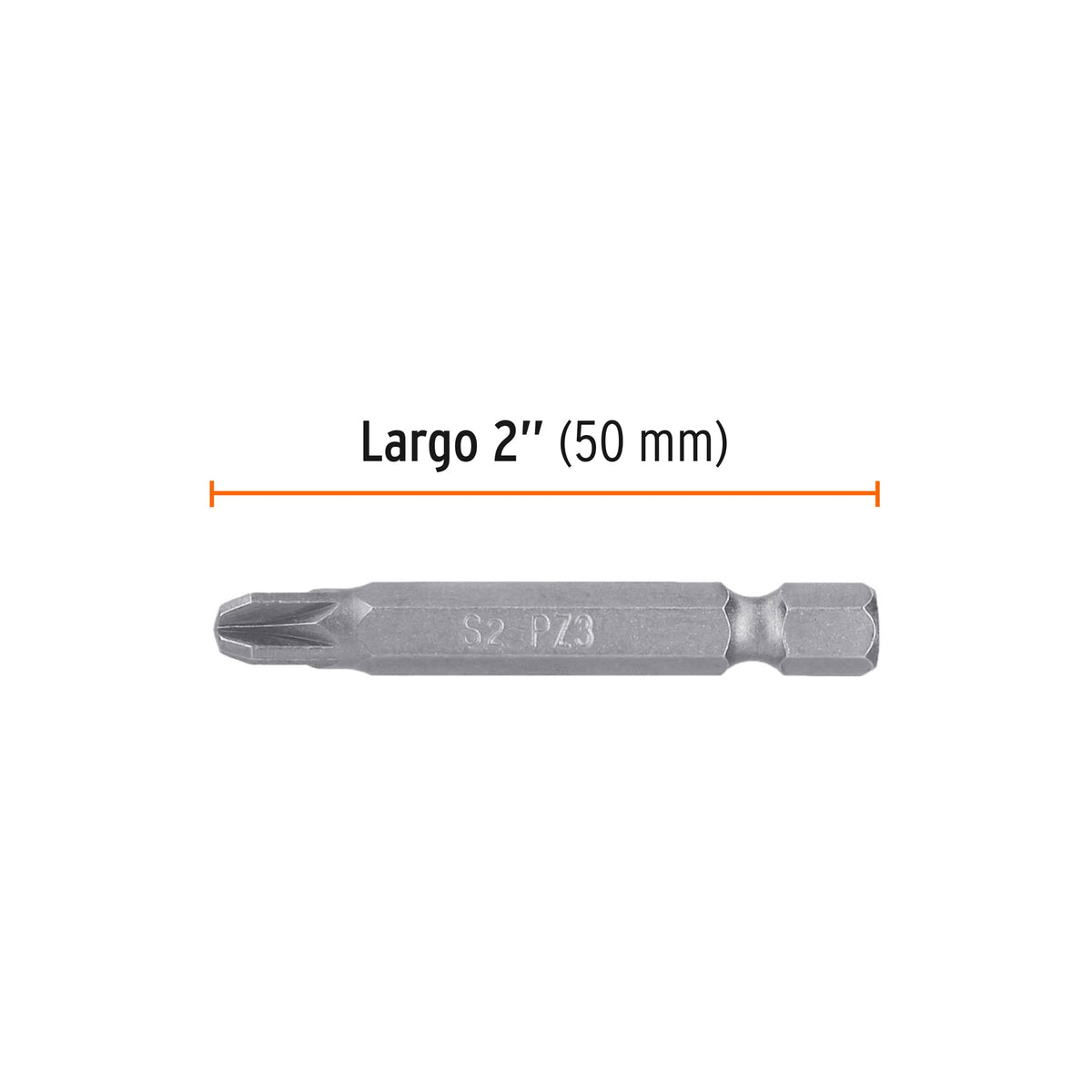 Puntas para desarmador Pozidriv, PZ3, 2", 5 piezas