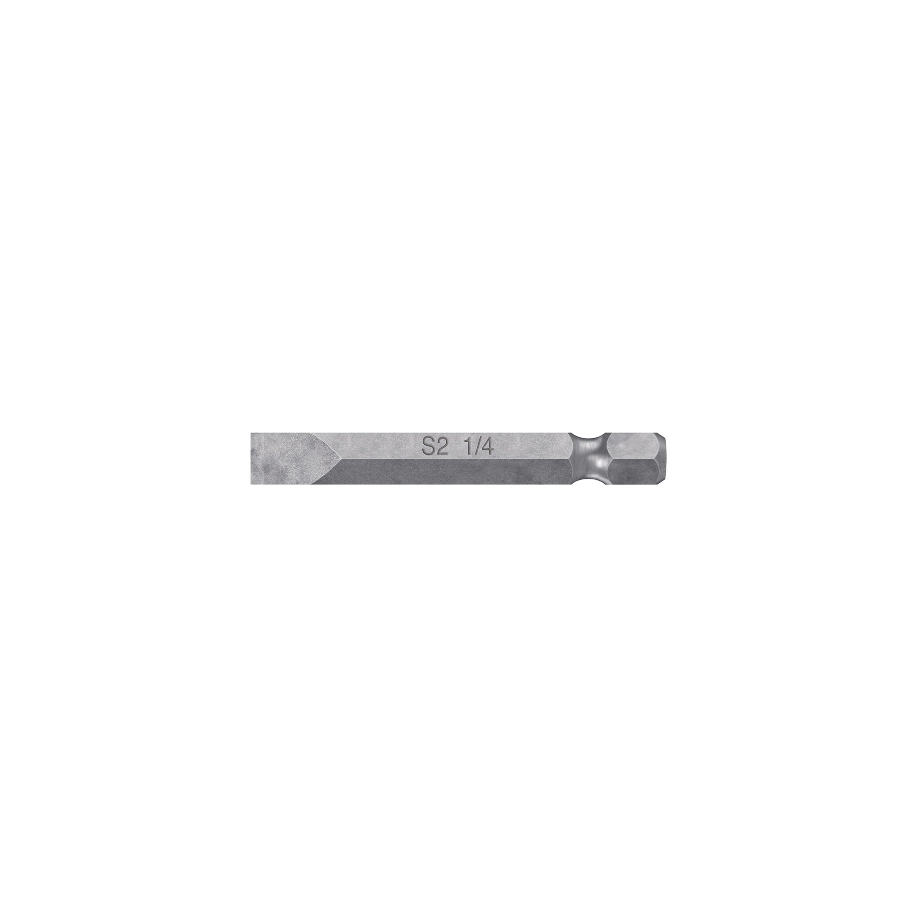 Puntas para desarmador planas, P25, 2", 5 piezas