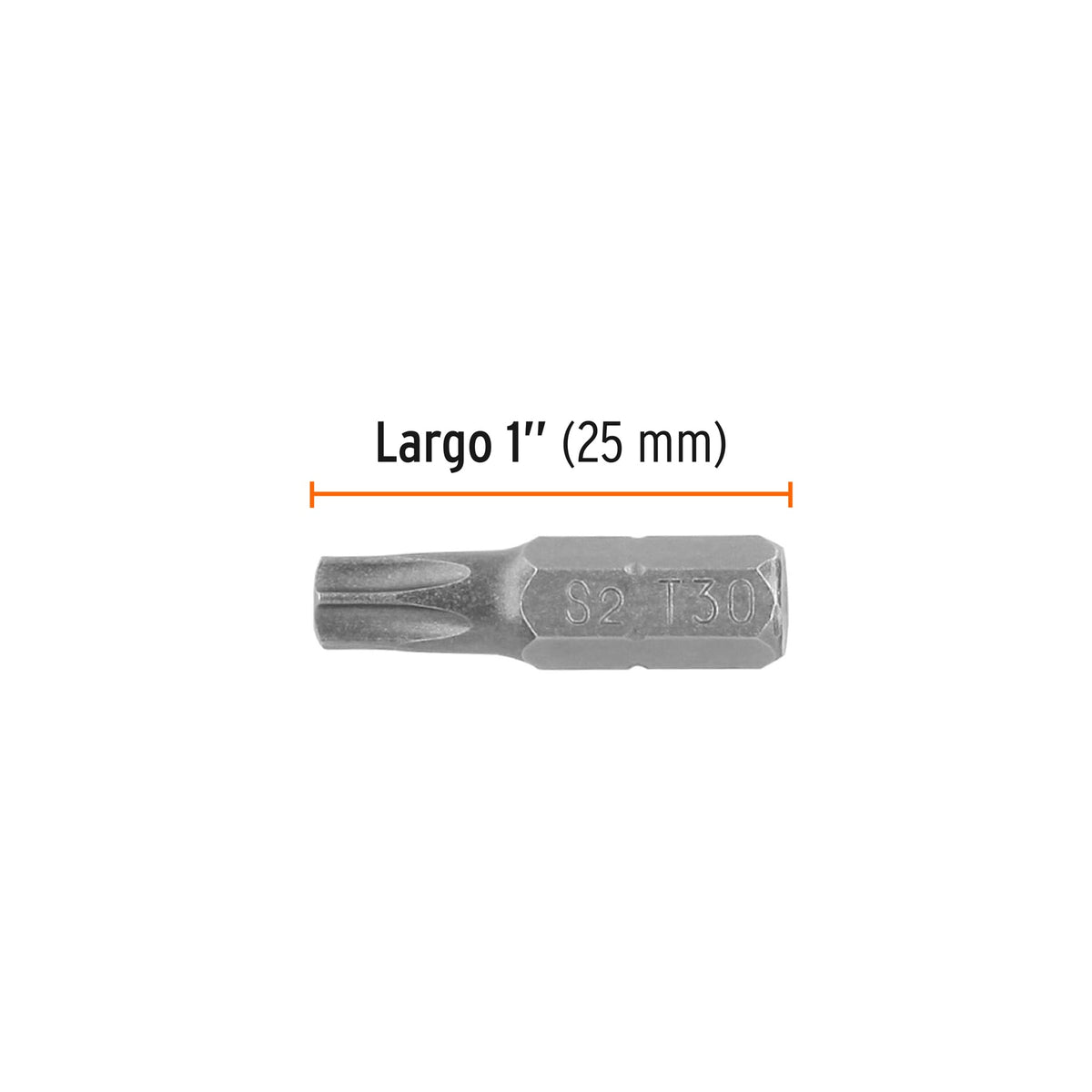 Puntas para desarmador Torx T30, 1", 5 piezas