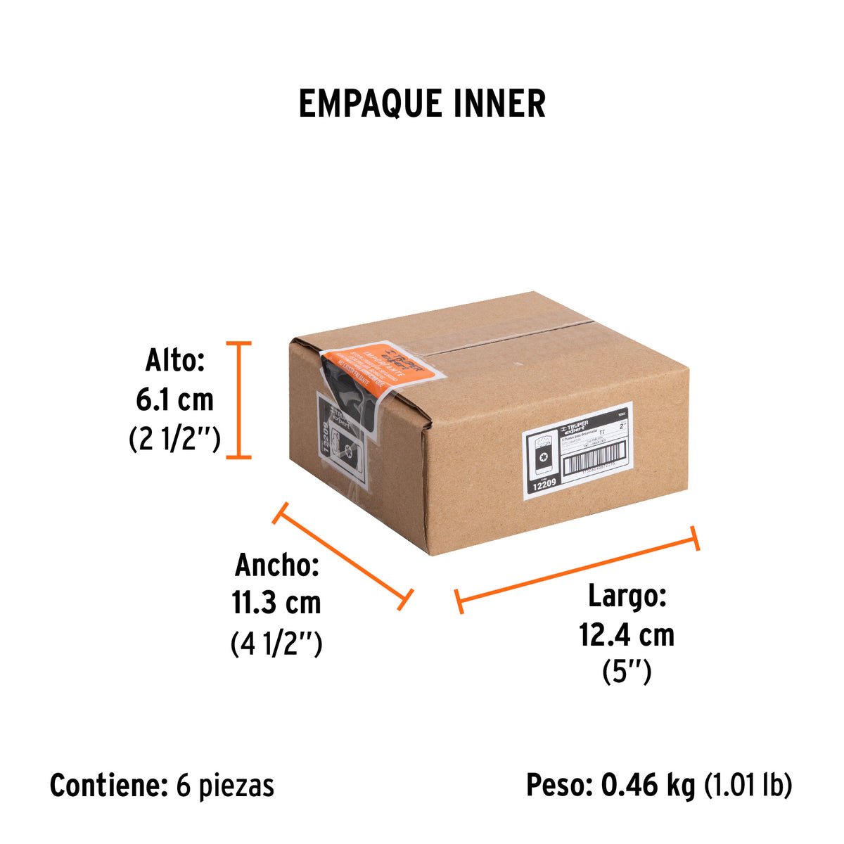 Puntas para desarmador Torx T7, 2", 5 piezas