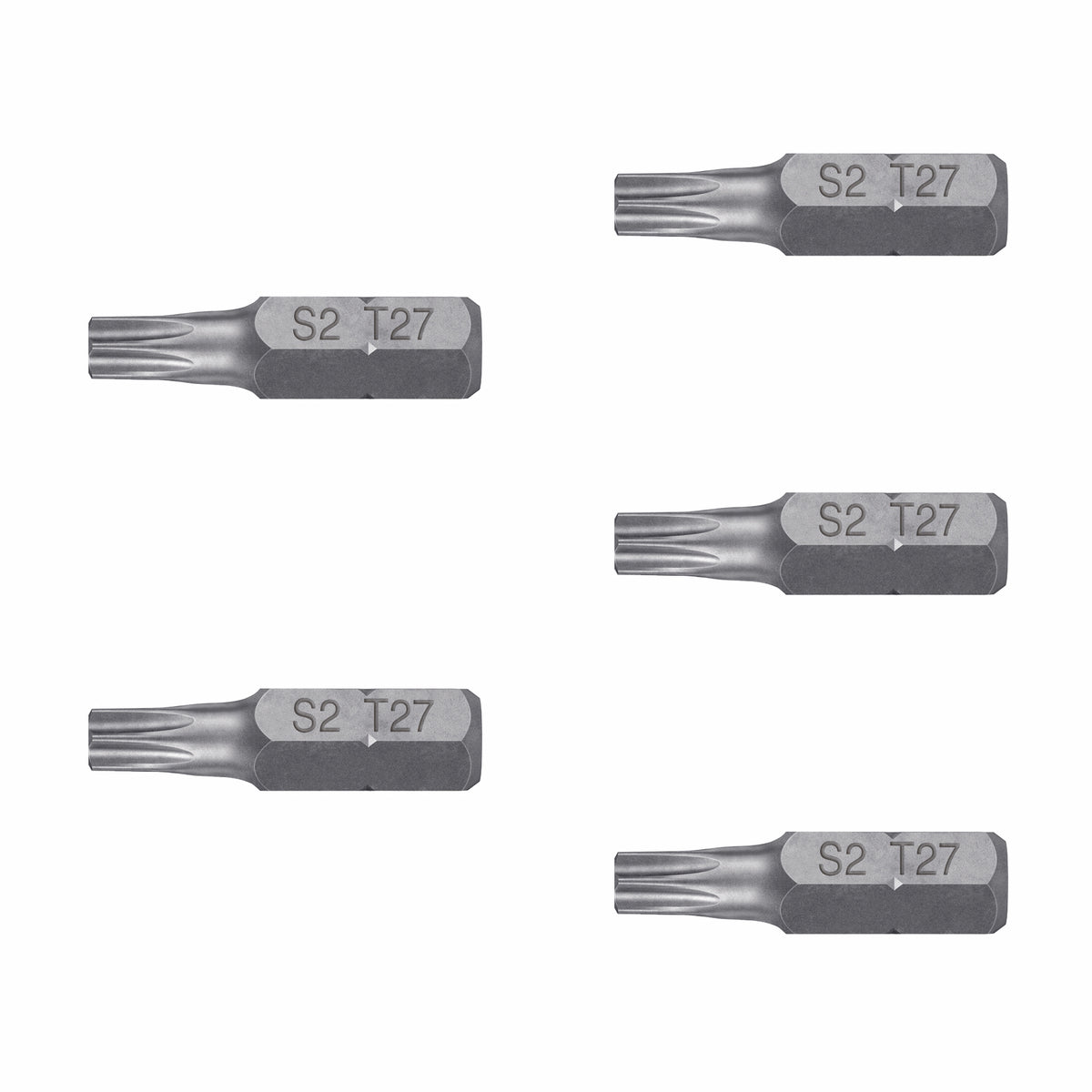 Puntas para desarmador Torx seg T27, 1", 5 piezas