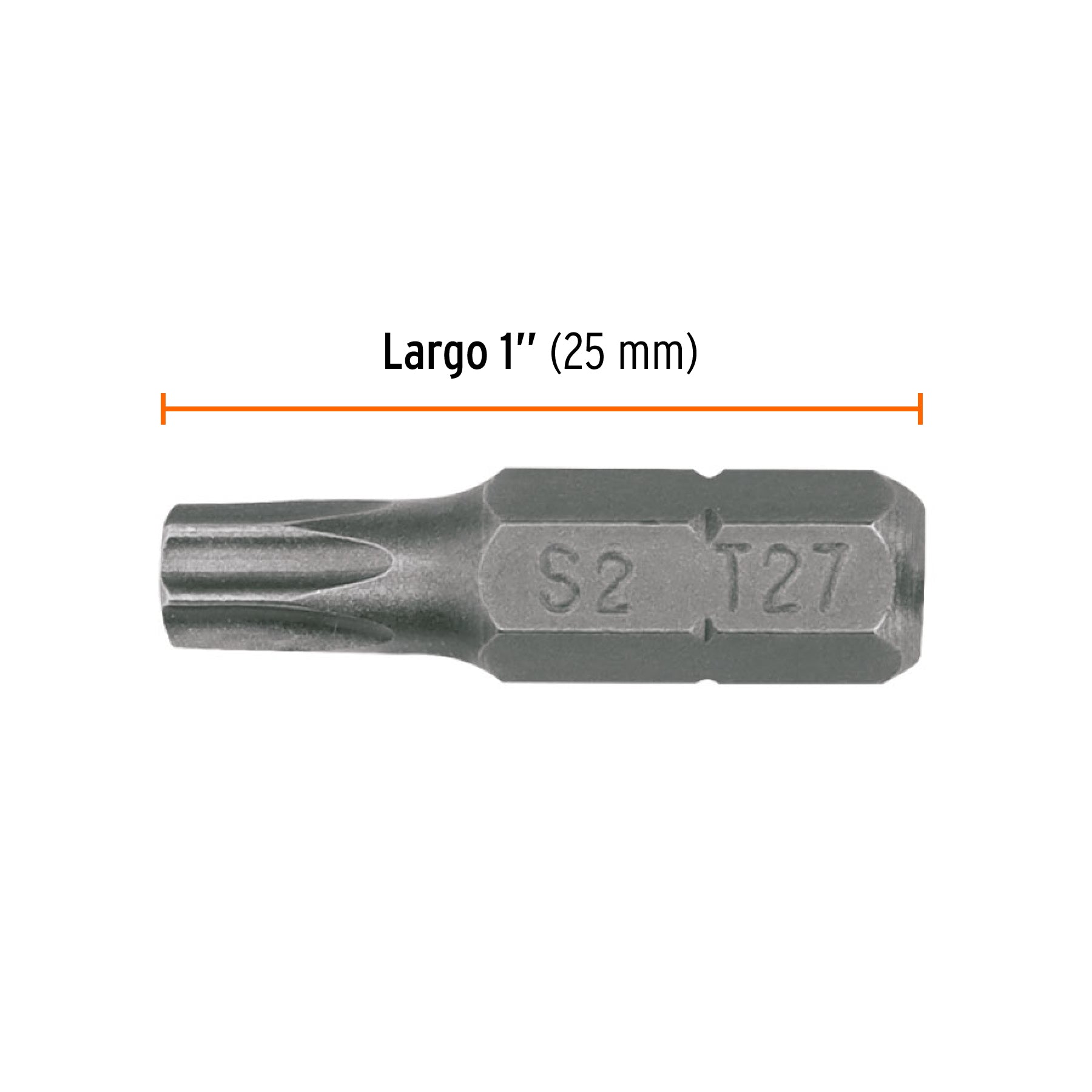 Puntas para desarmador Torx seg T27, 1", 5 piezas