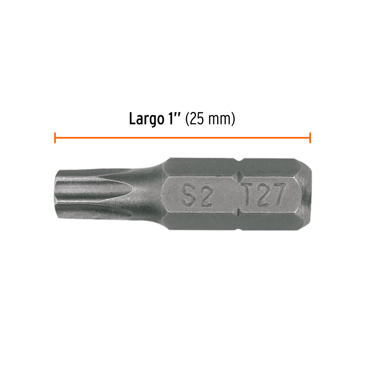 Puntas para desarmador Torx seg T27, 1", 5 piezas