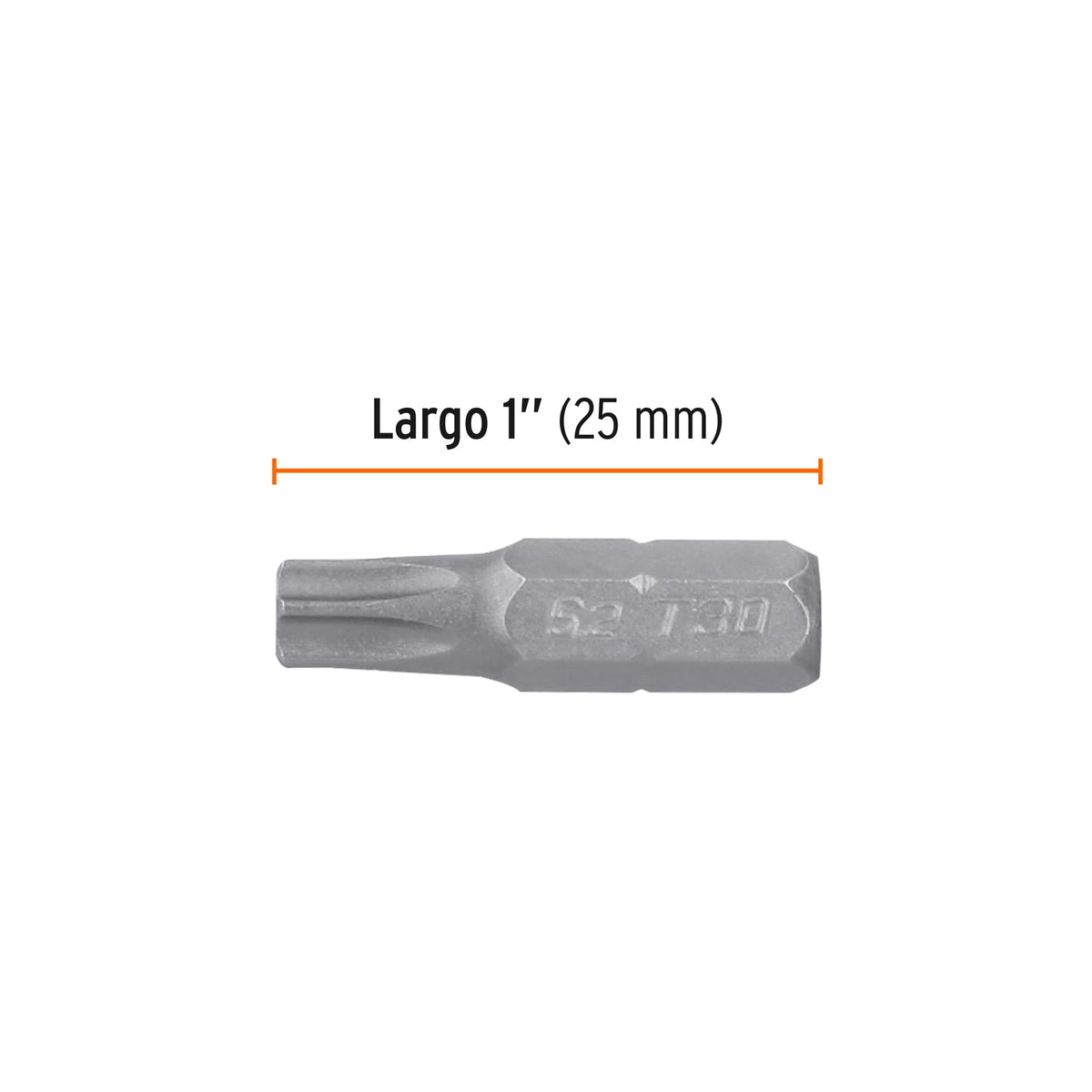Puntas para desarmador Torx seg T30, 1", 5 piezas