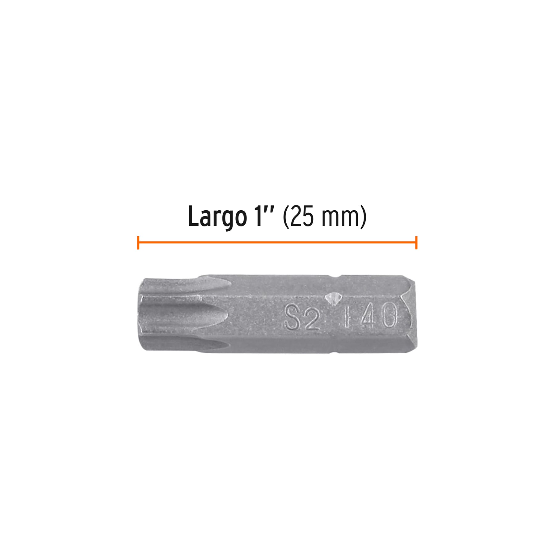 Puntas para desarmador Torx seg T40, 1", 5 piezas