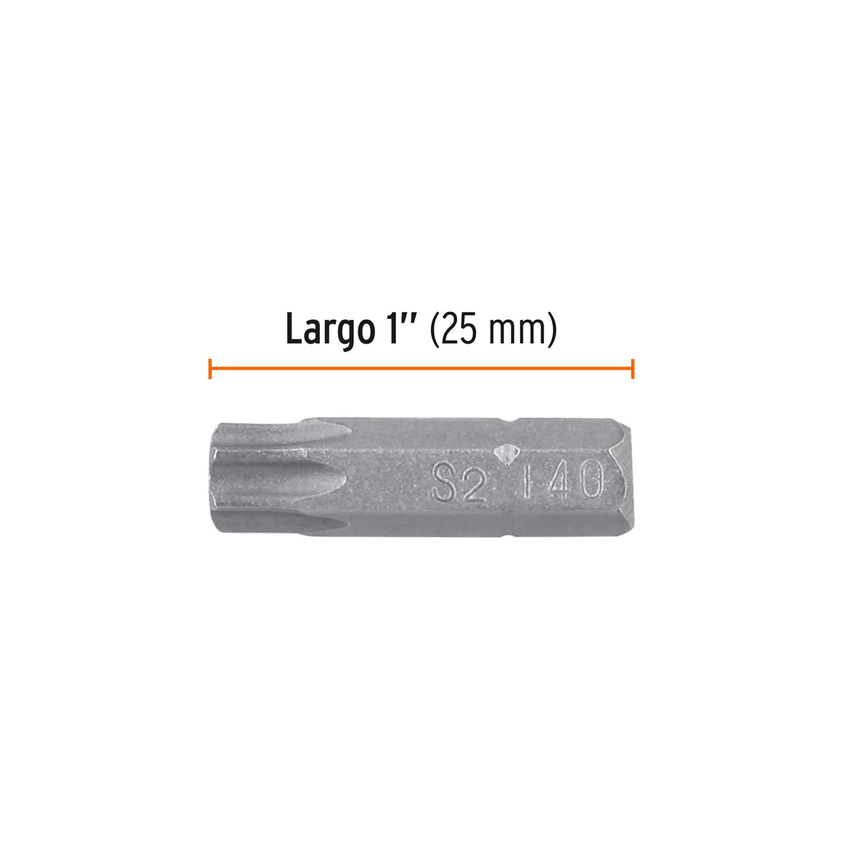 Puntas para desarmador Torx seg T40, 1", 5 piezas