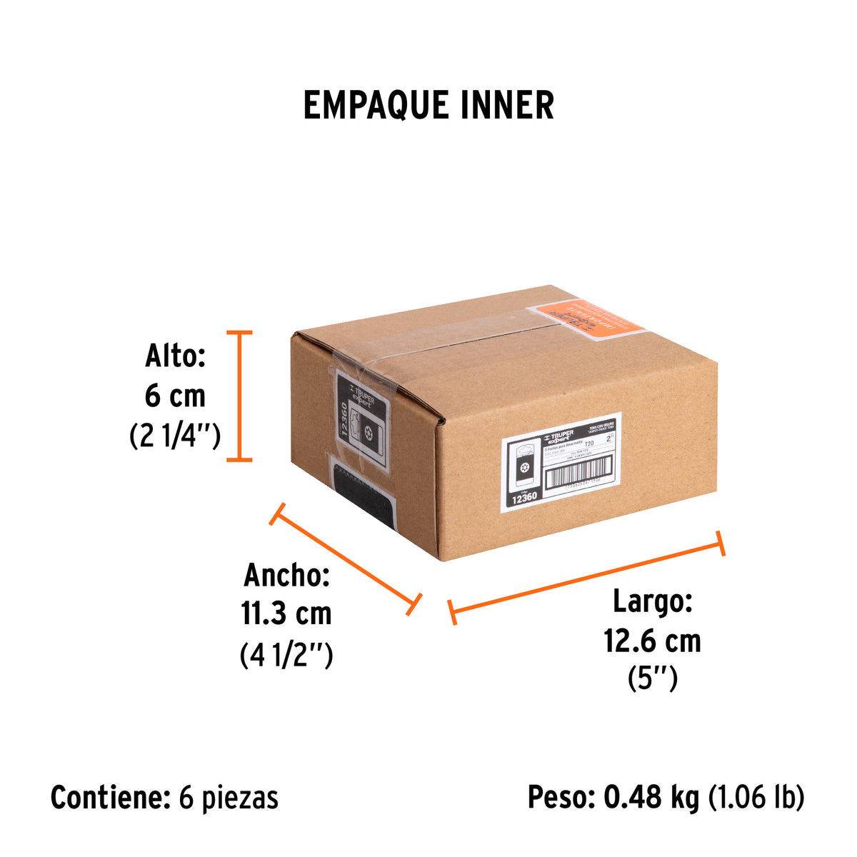 Puntas para desarmador Torx seg T20, 2", 5 piezas