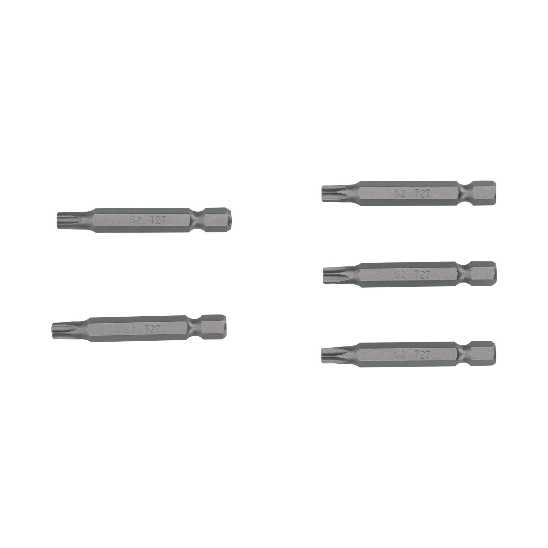 Puntas para desarmador Torx seg T27, 2", 5 piezas