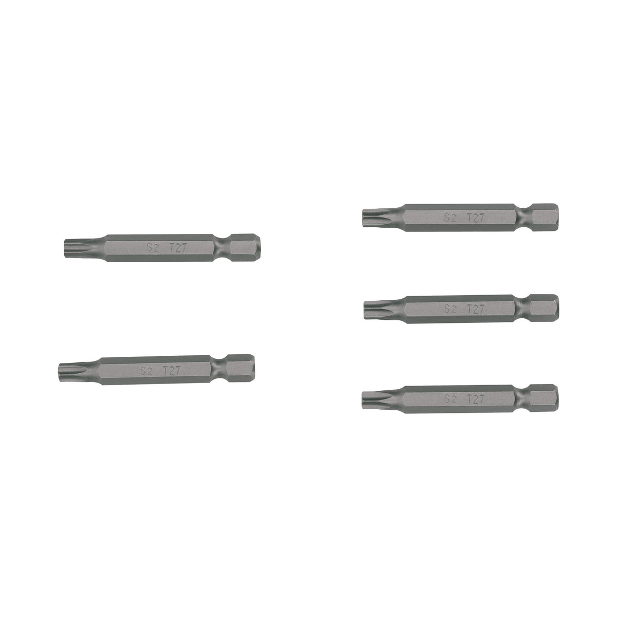 Puntas para desarmador Torx seg T27, 2", 5 piezas