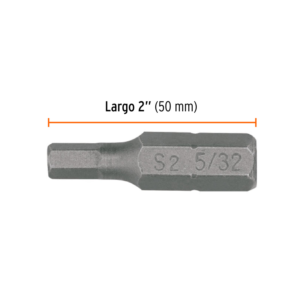 Puntas para desarmador hexagonales 5/32, 1", 5 piezas