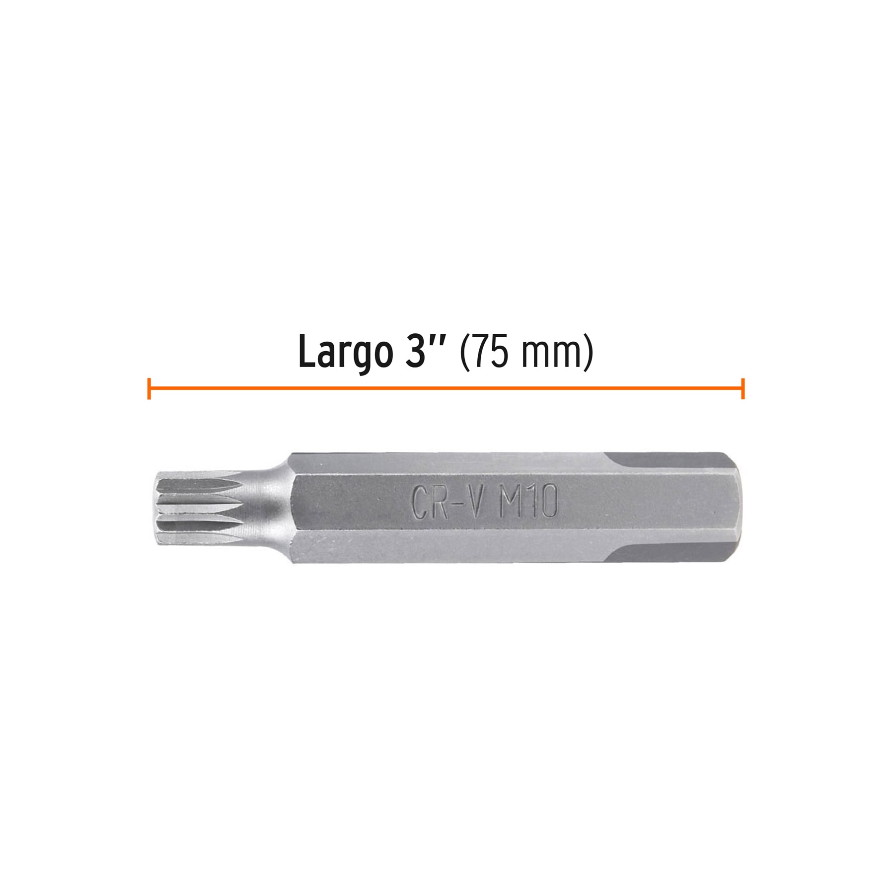 Puntas para desarmador bristol M10, 3", 3 piezas