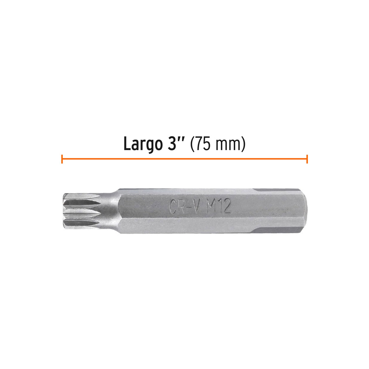 Puntas para desarmador bristol M12, 3", 3 piezas