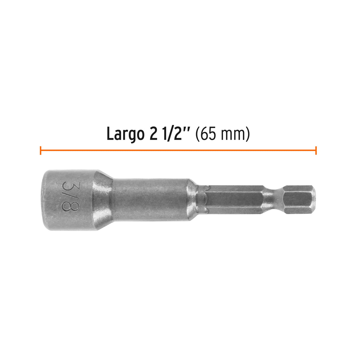 Estuche con 50 dados magnéticos de 3/8' largo 2', Expert