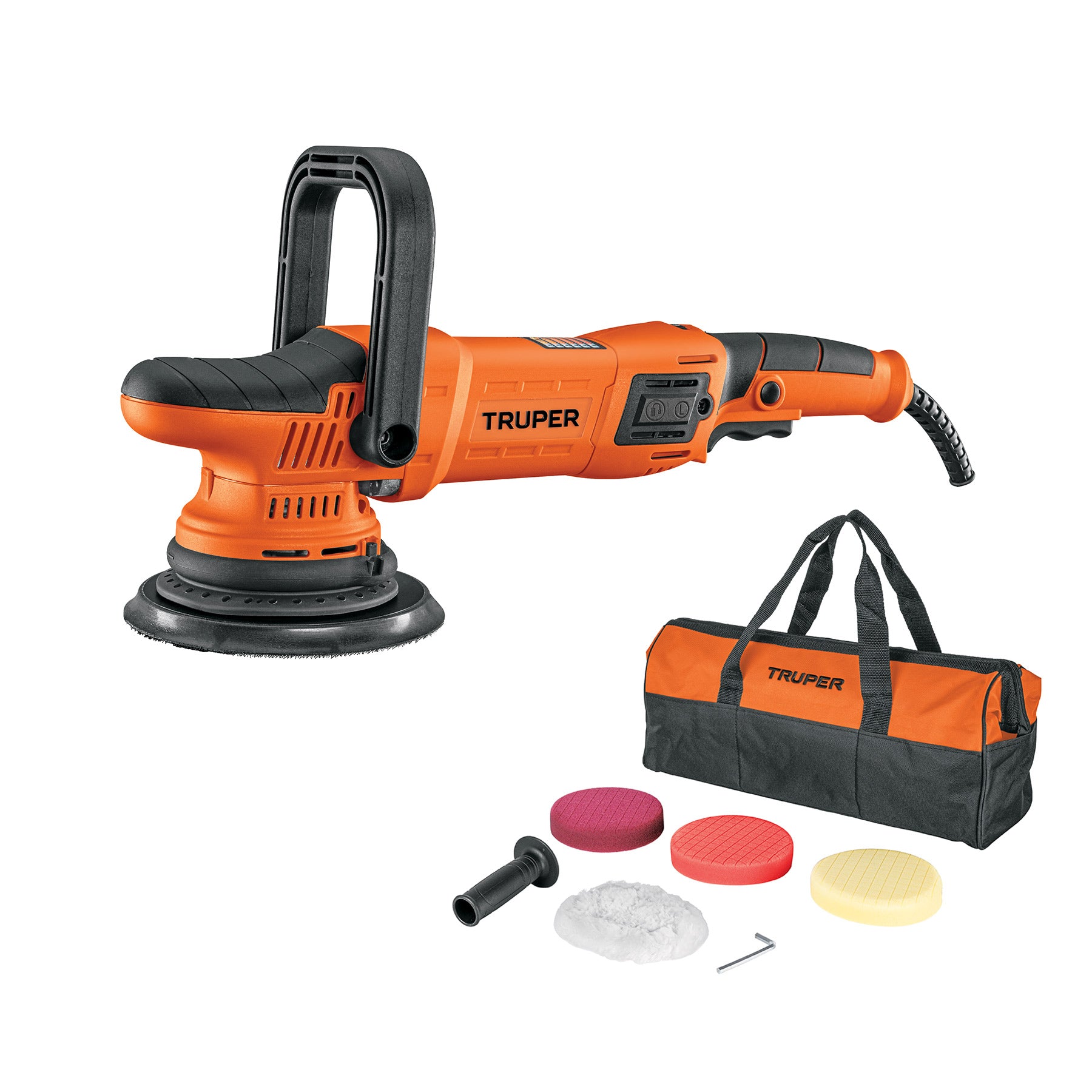 Pulidora doble acción 6' 900 W, profesional, Truper