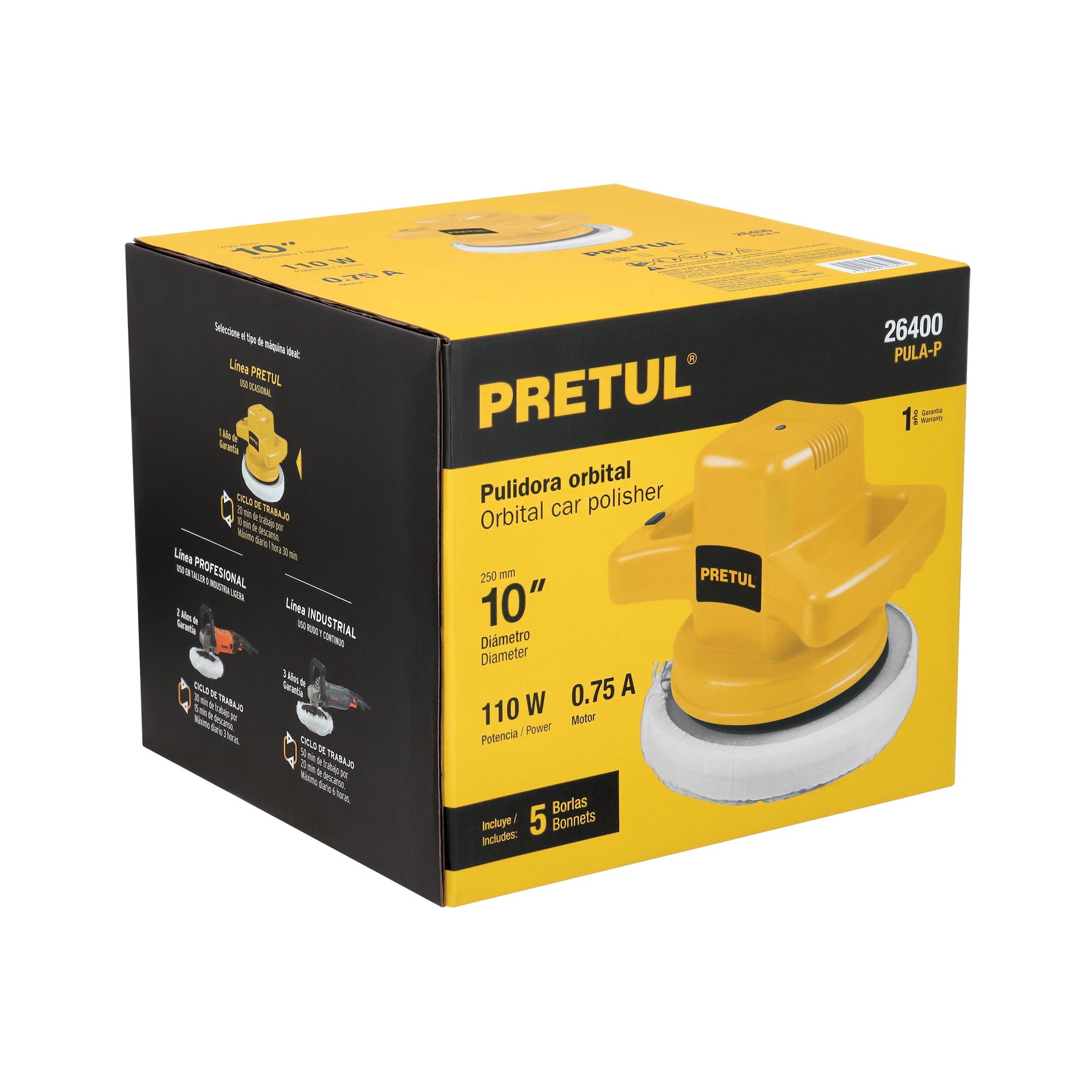 Pulidora 10", 110w, pretul