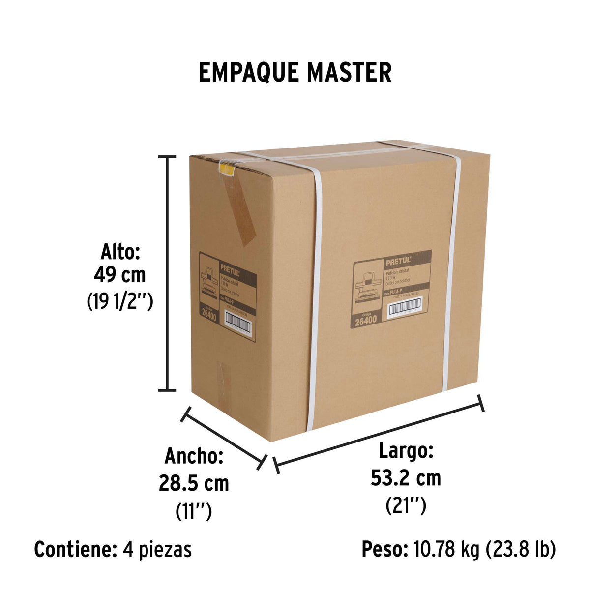Pulidora 10", 110w, pretul