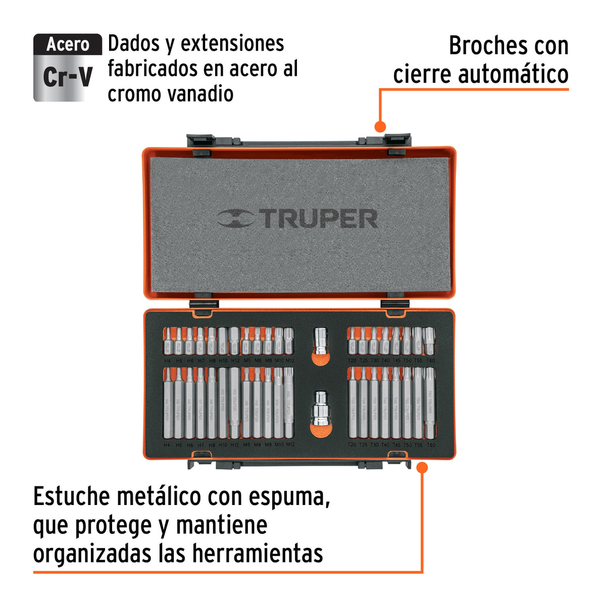 Juego de puntas 42 piezas