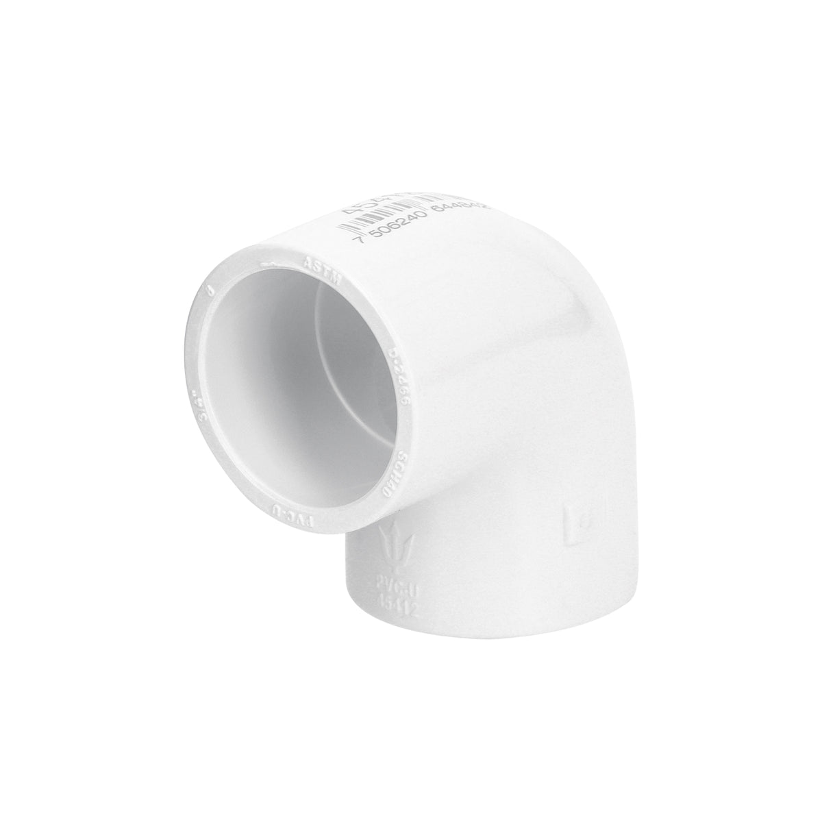Codo 90° de PVC, 3/4"