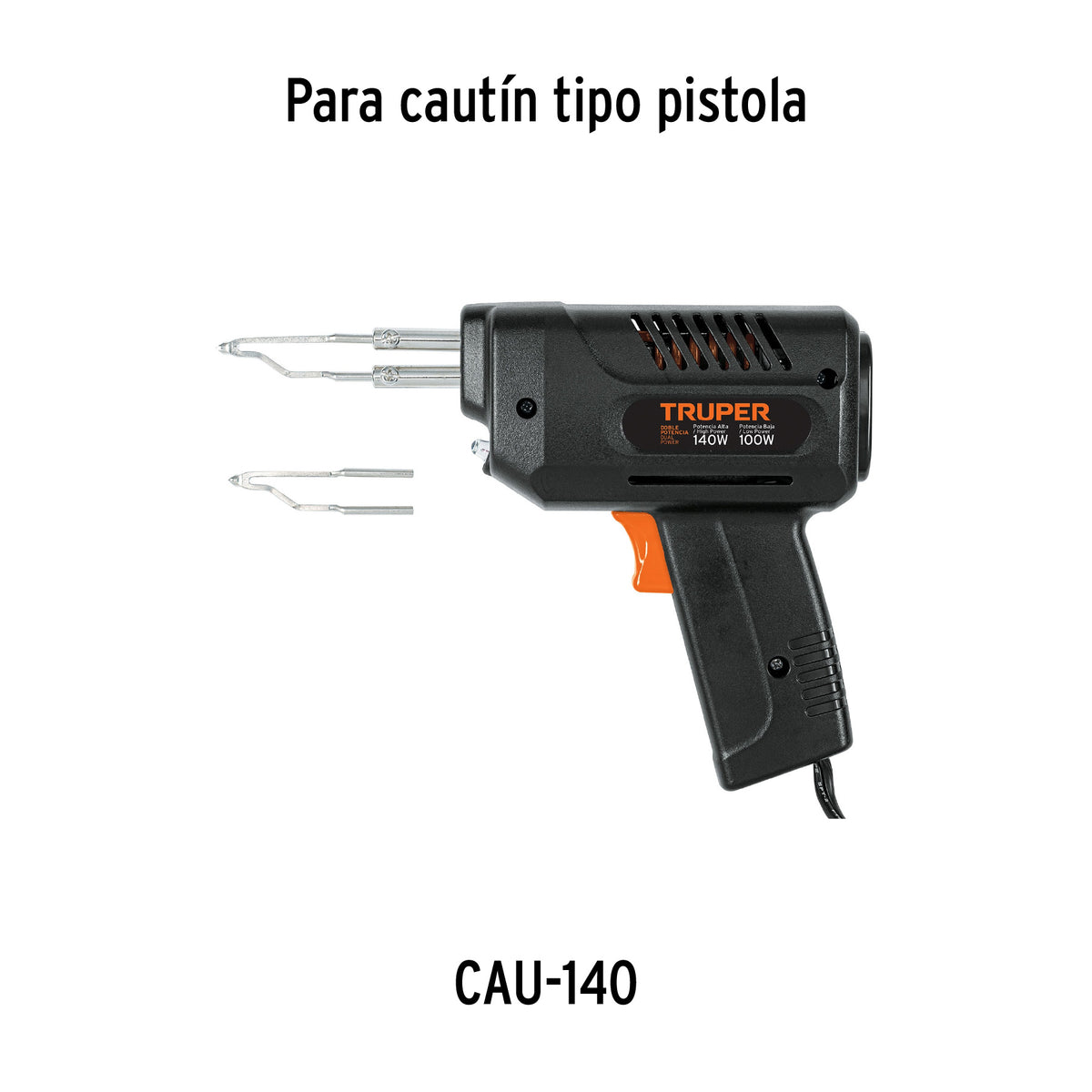 Puntas de repuestos para cautín tipo pistola CAU-140, 2 pzas