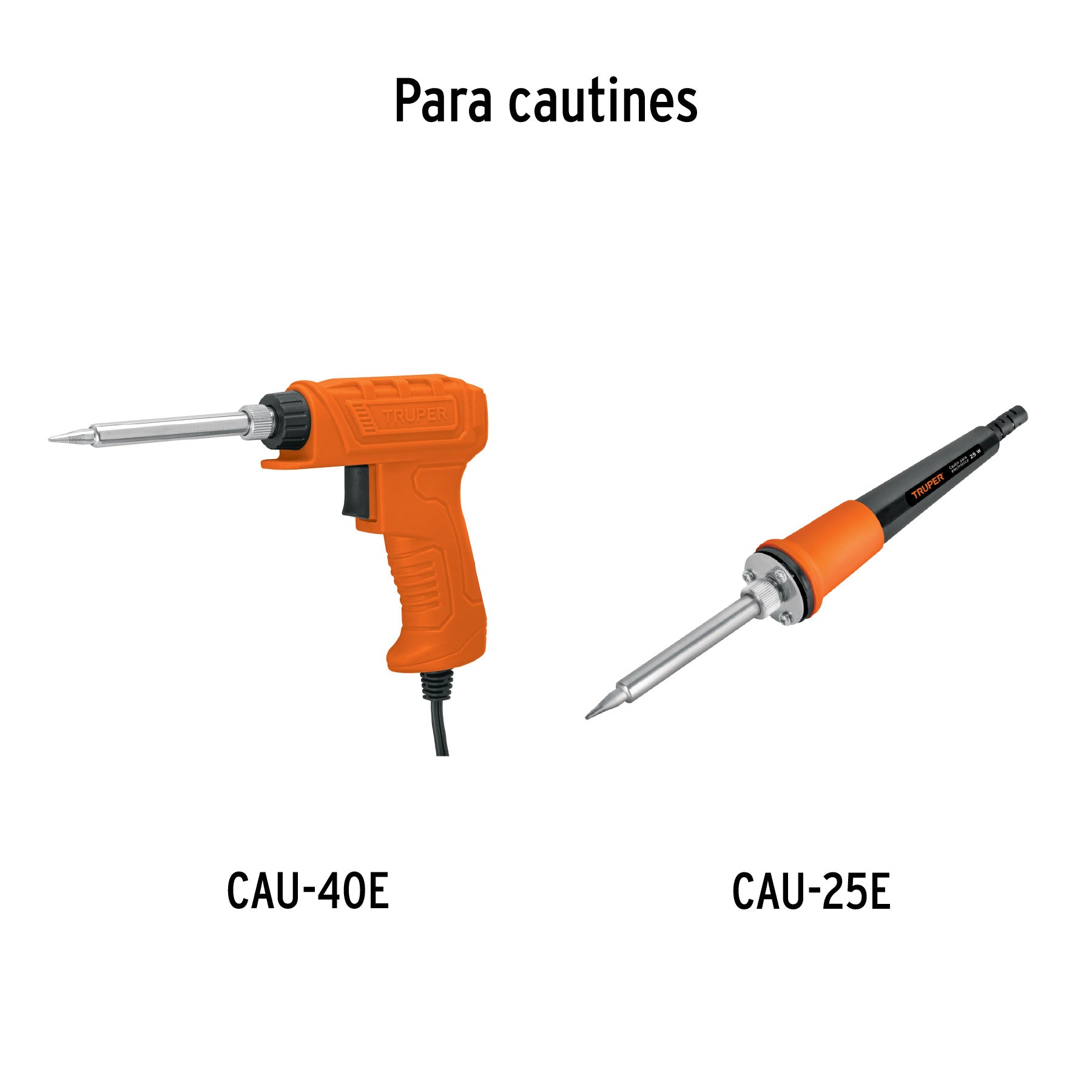 Juego de 4 puntas para cautín CAU-25E