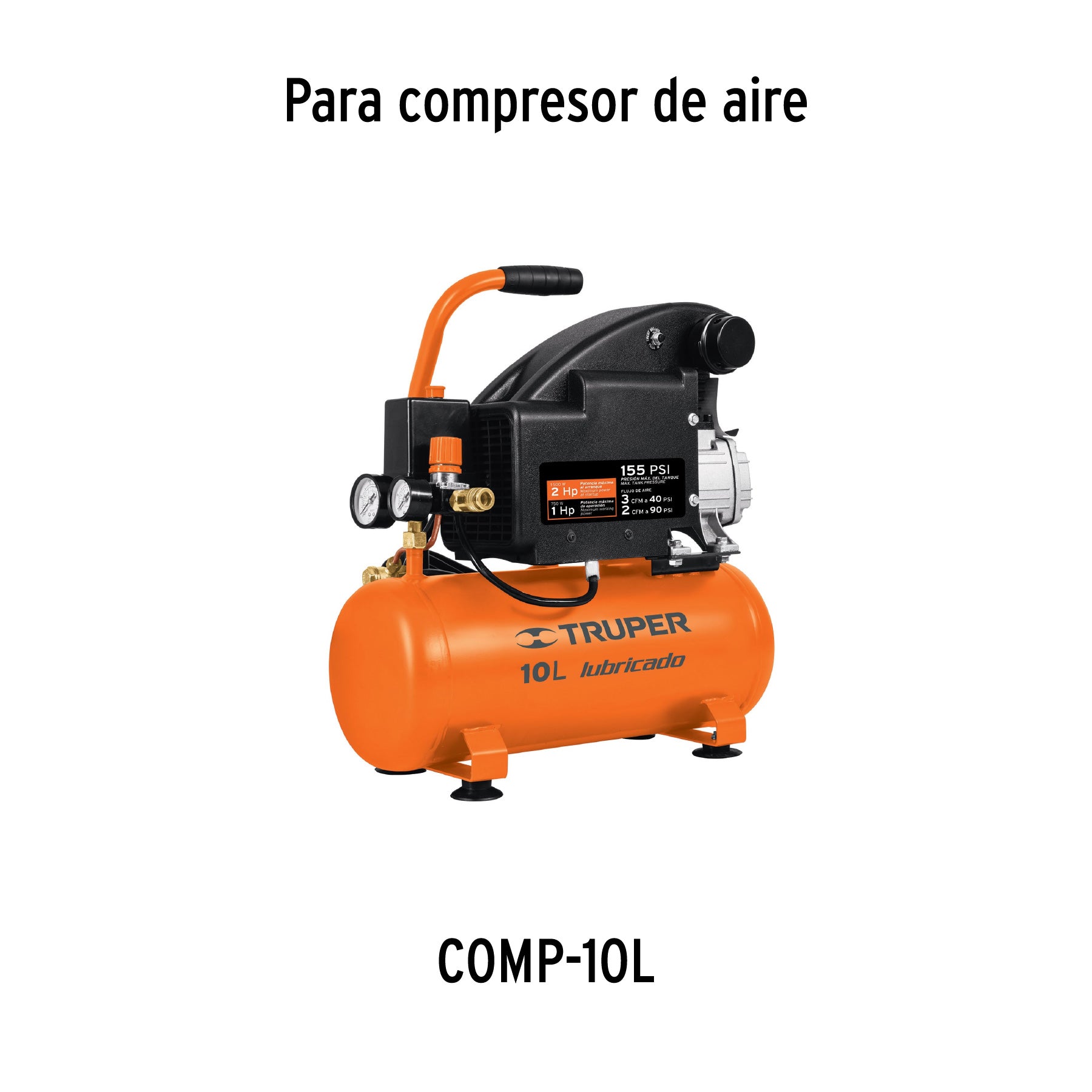 Válvula reguladora de salida para compresor, 10L