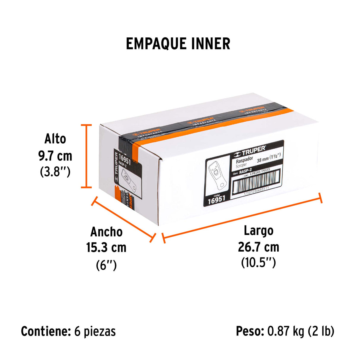 Raspador con navaja