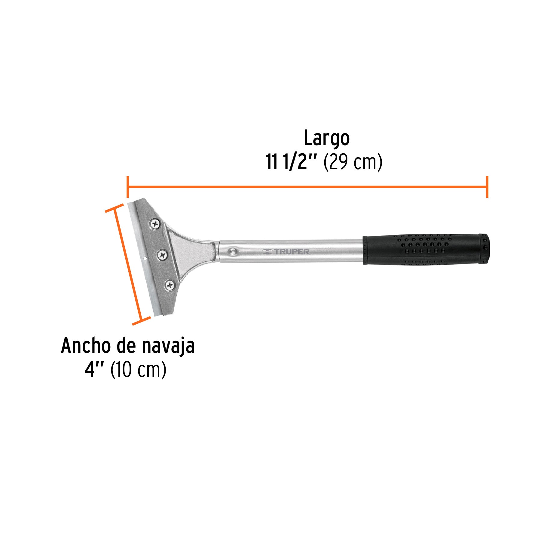Raspador con mango, navaja de 4"