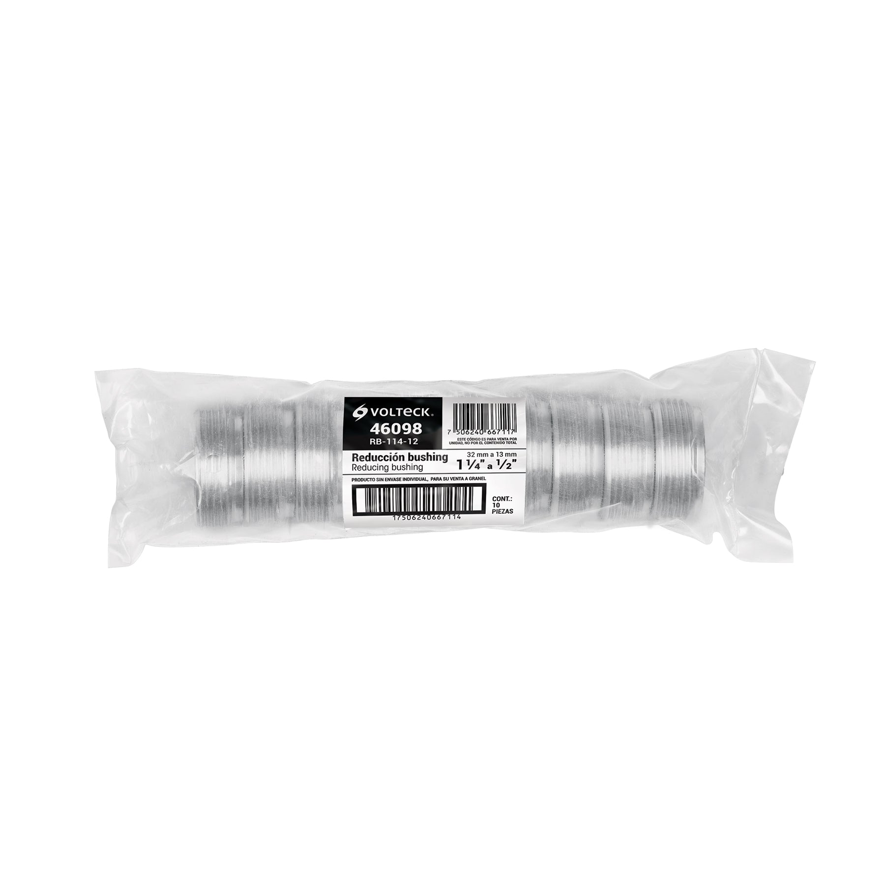 Reducción bushing 1-1/4" a 1/2"