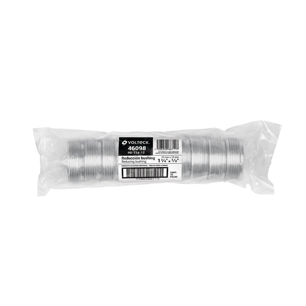 Reducción bushing 1-1/4" a 1/2"