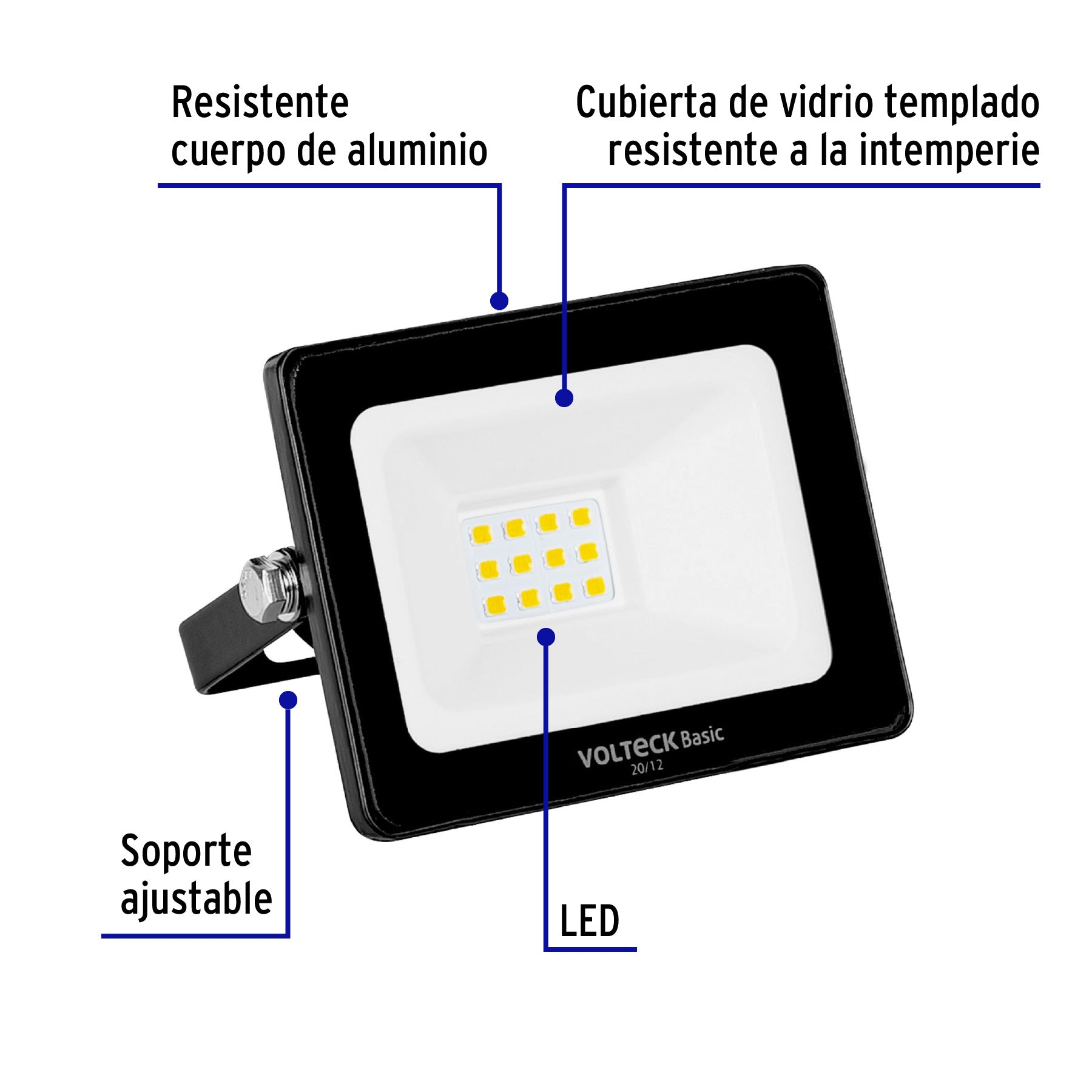 Reflector ultra delgado de LED, 10 W