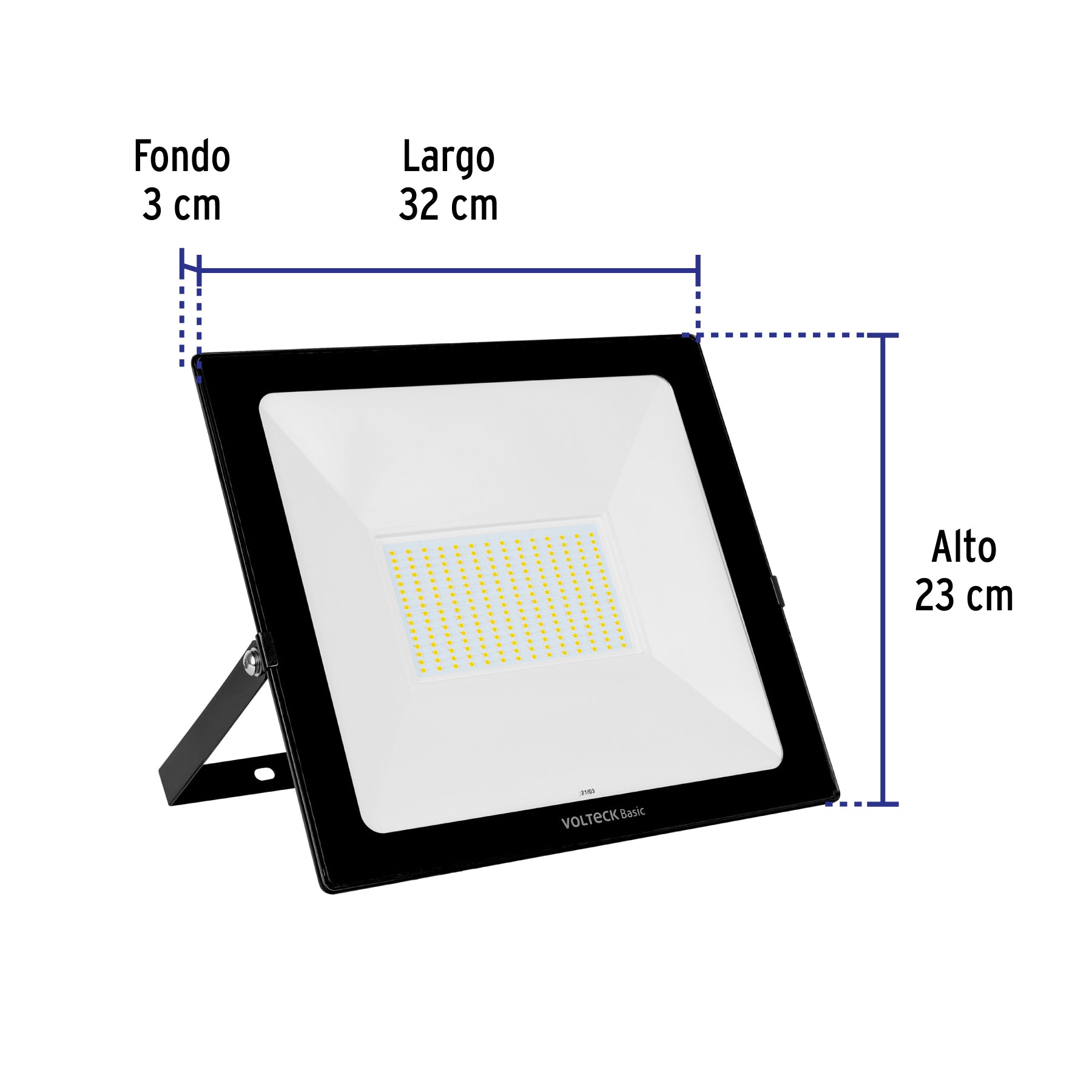 Reflector ultra delgado de LED, 150 W