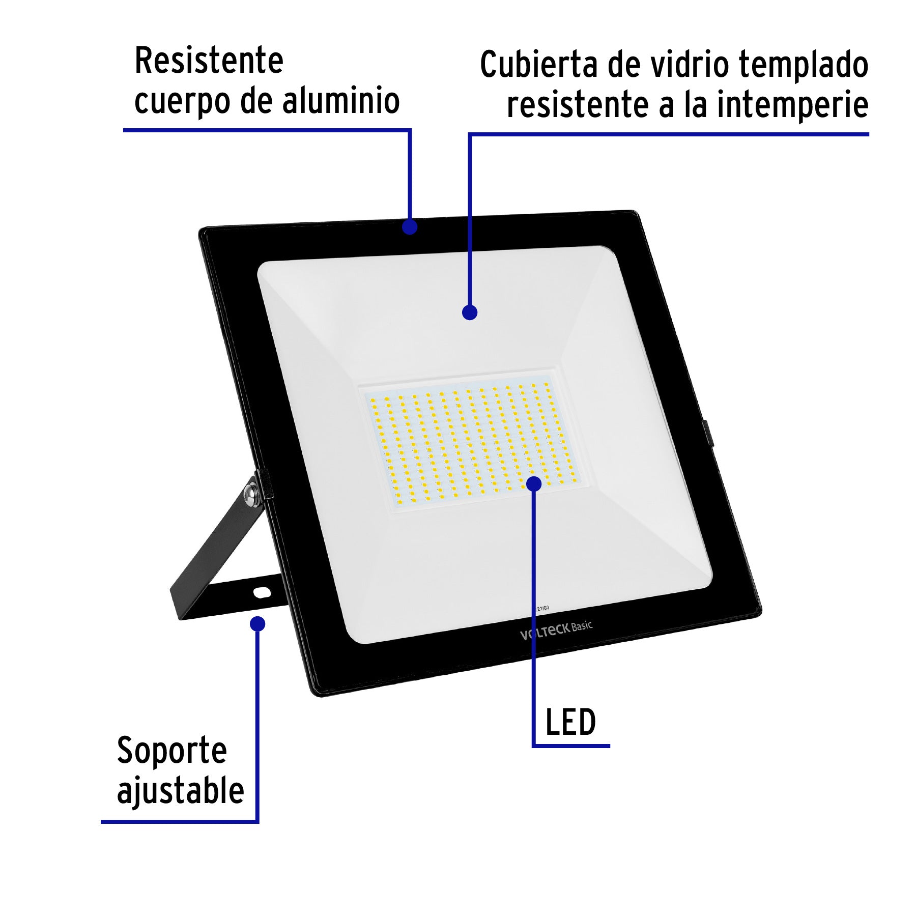 Reflector ultra delgado de LED, 150 W
