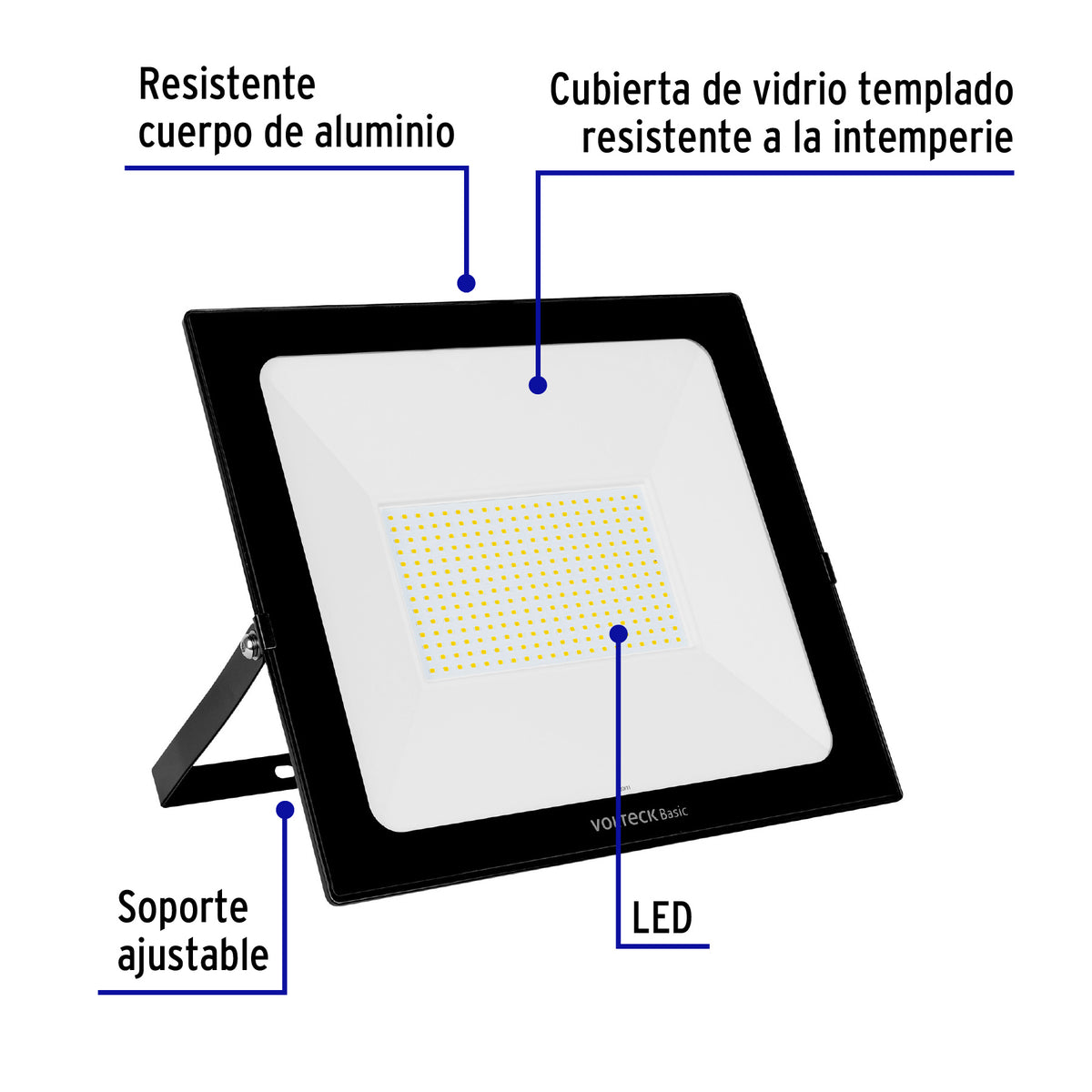 Reflector ultra delgado de LED, 200 W