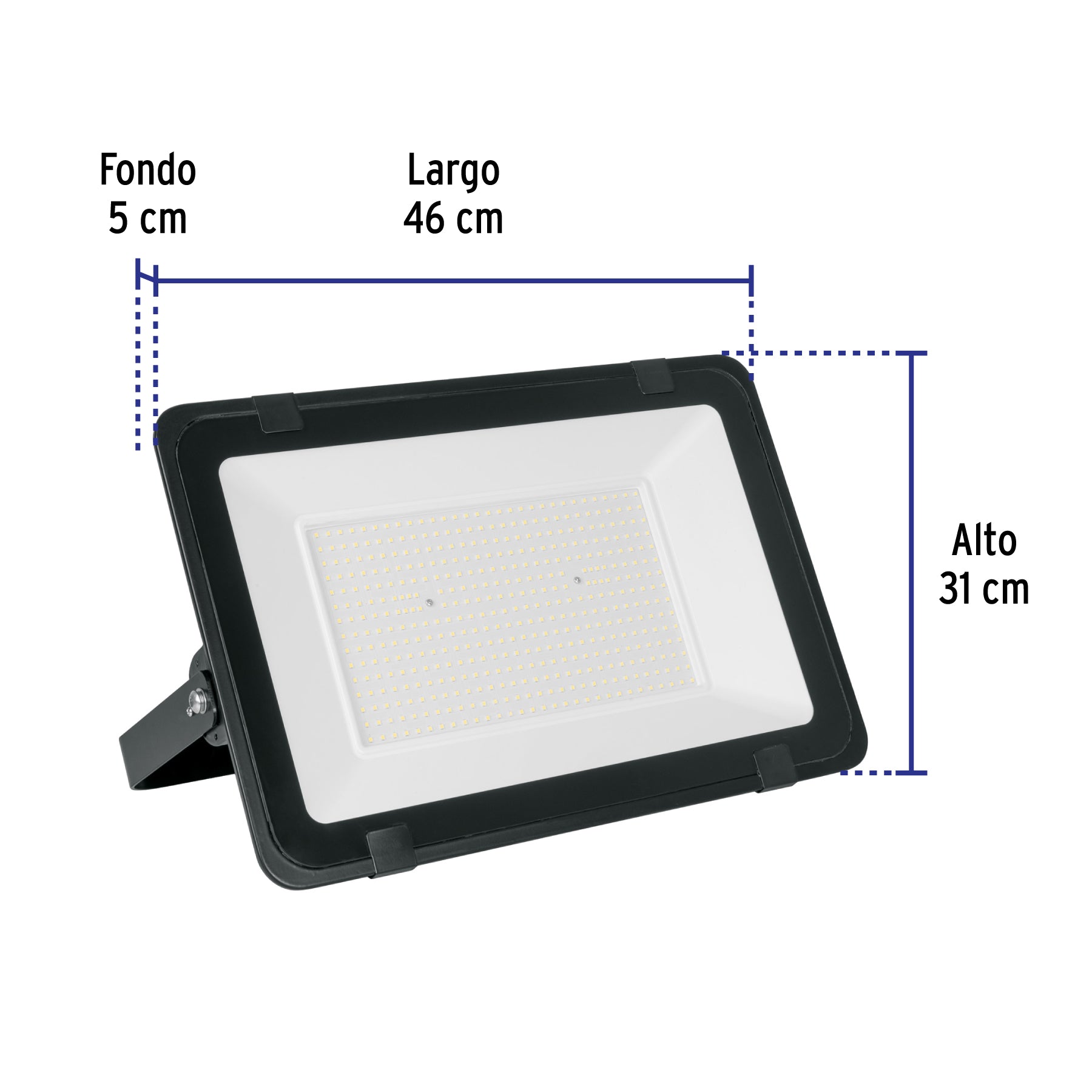Reflector ultra delgado LED 300 W luz de día, Volteck Basic