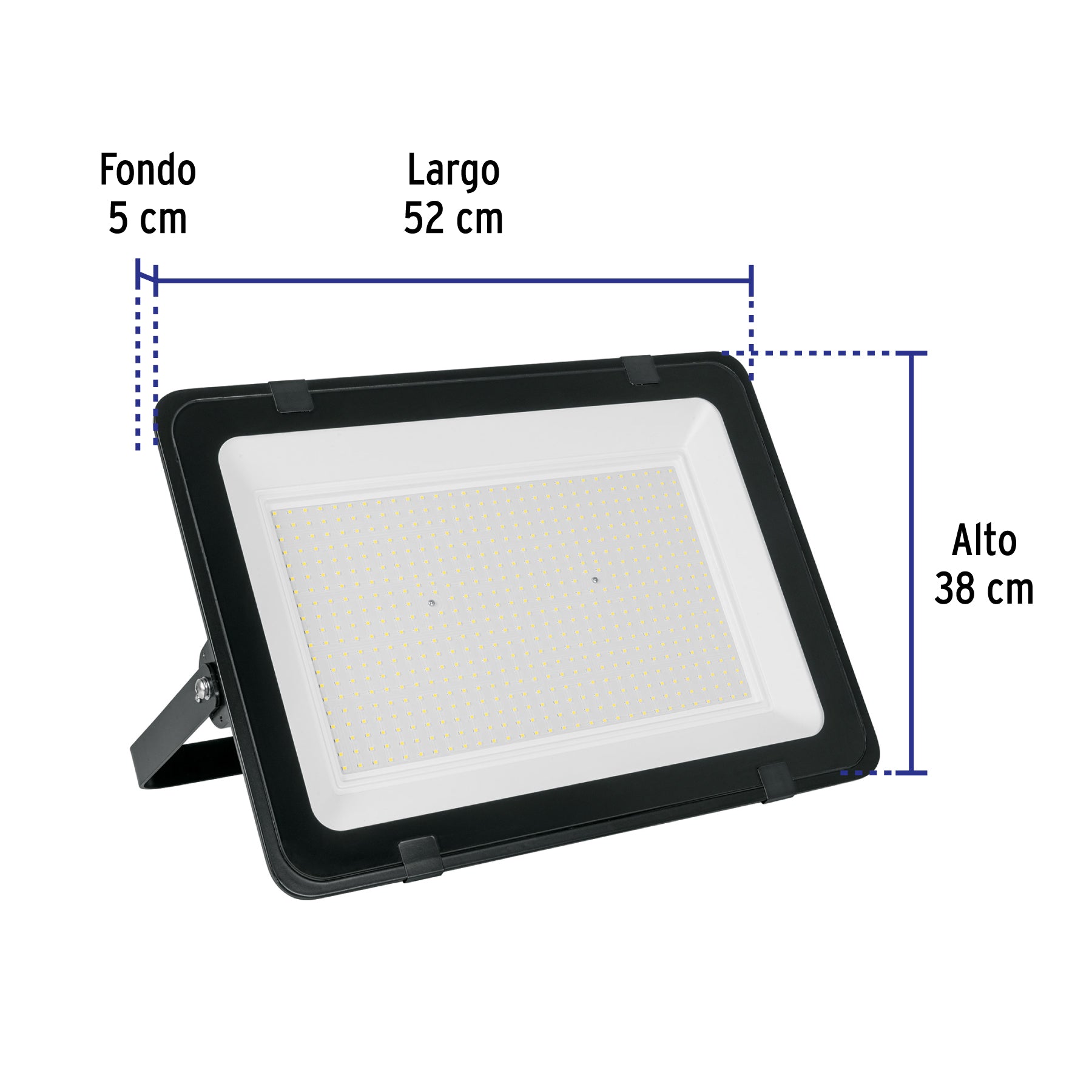 Reflector ultra delgado LED 400 W luz de día, Volteck Basic