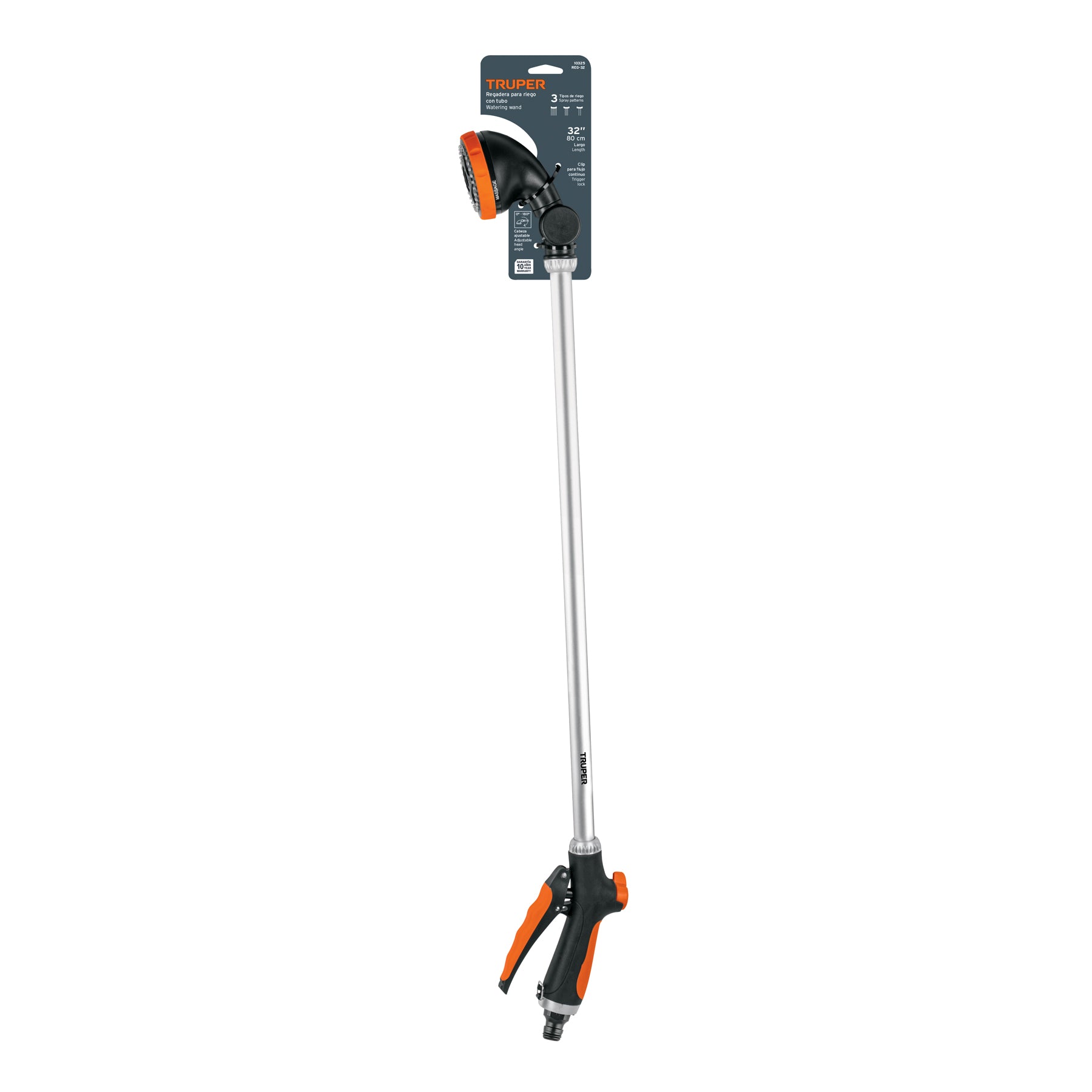 Aspersor tipo regadera con tubo de 32"