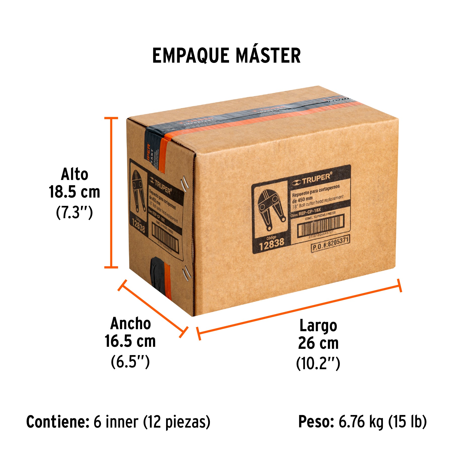 Repuesto de cuchillas para cp-18x
