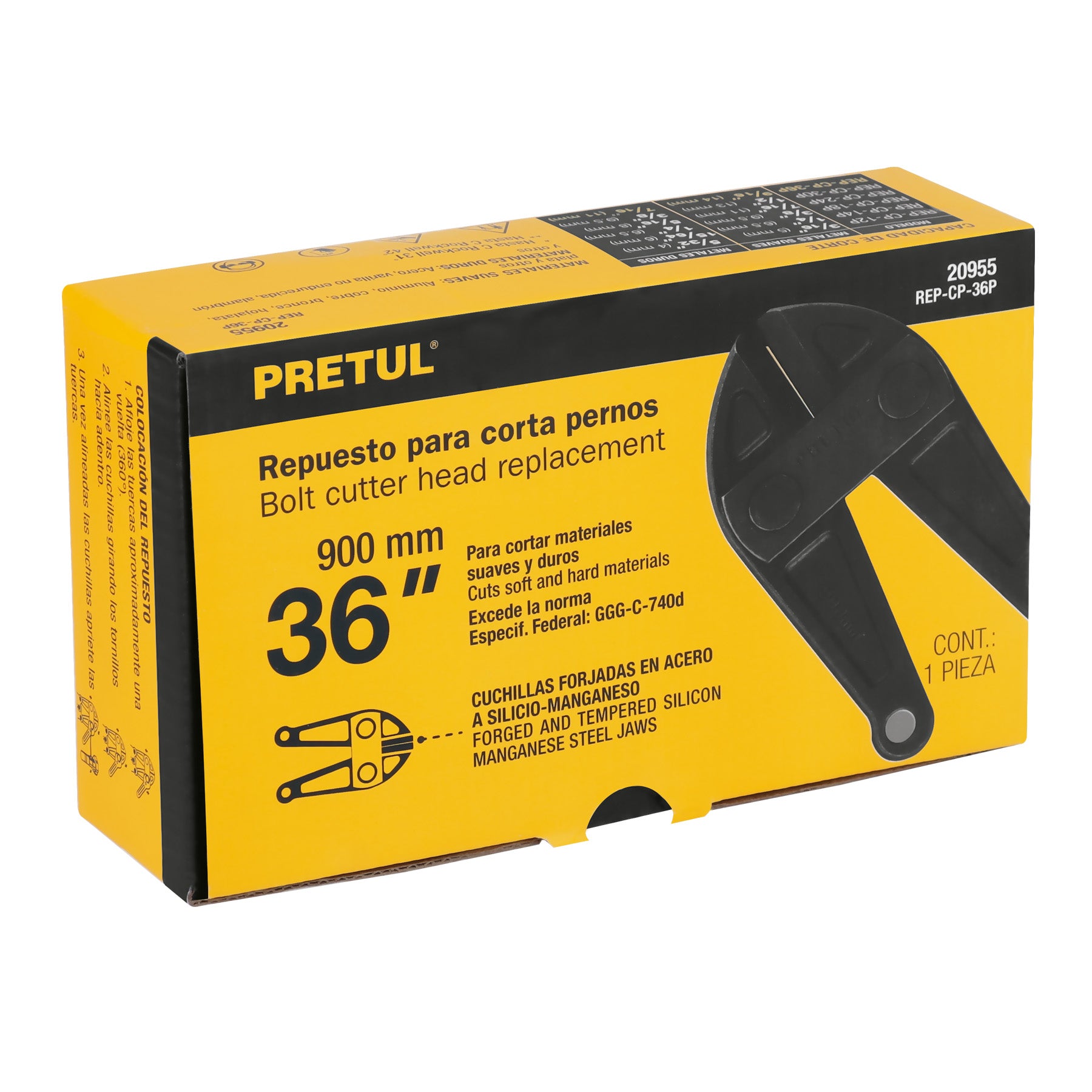 Repuesto de cuchilla para cortapernos cp-36p