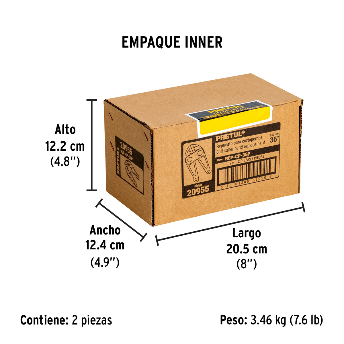 Repuesto de cuchilla para cortapernos cp-36p
